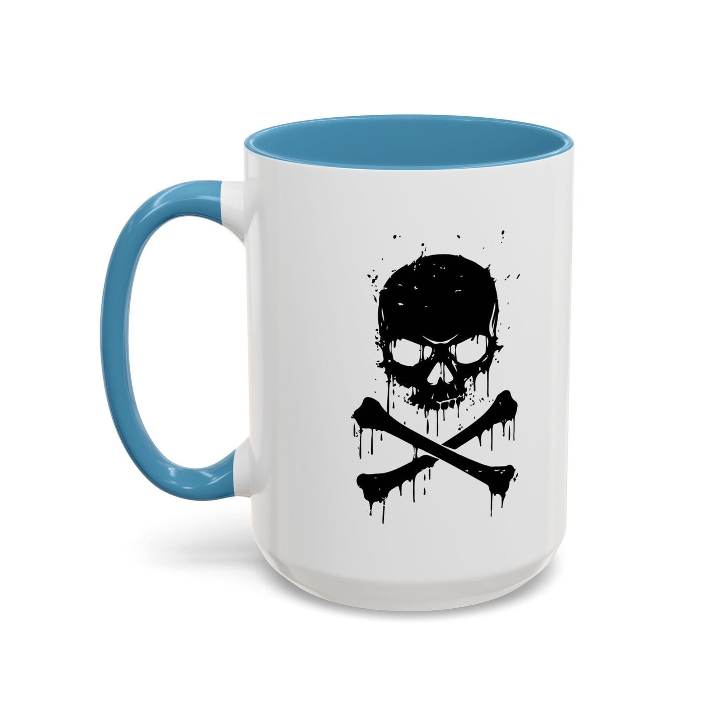 DRIP SKULL Accent BiColor Funny Sarcastic Mug