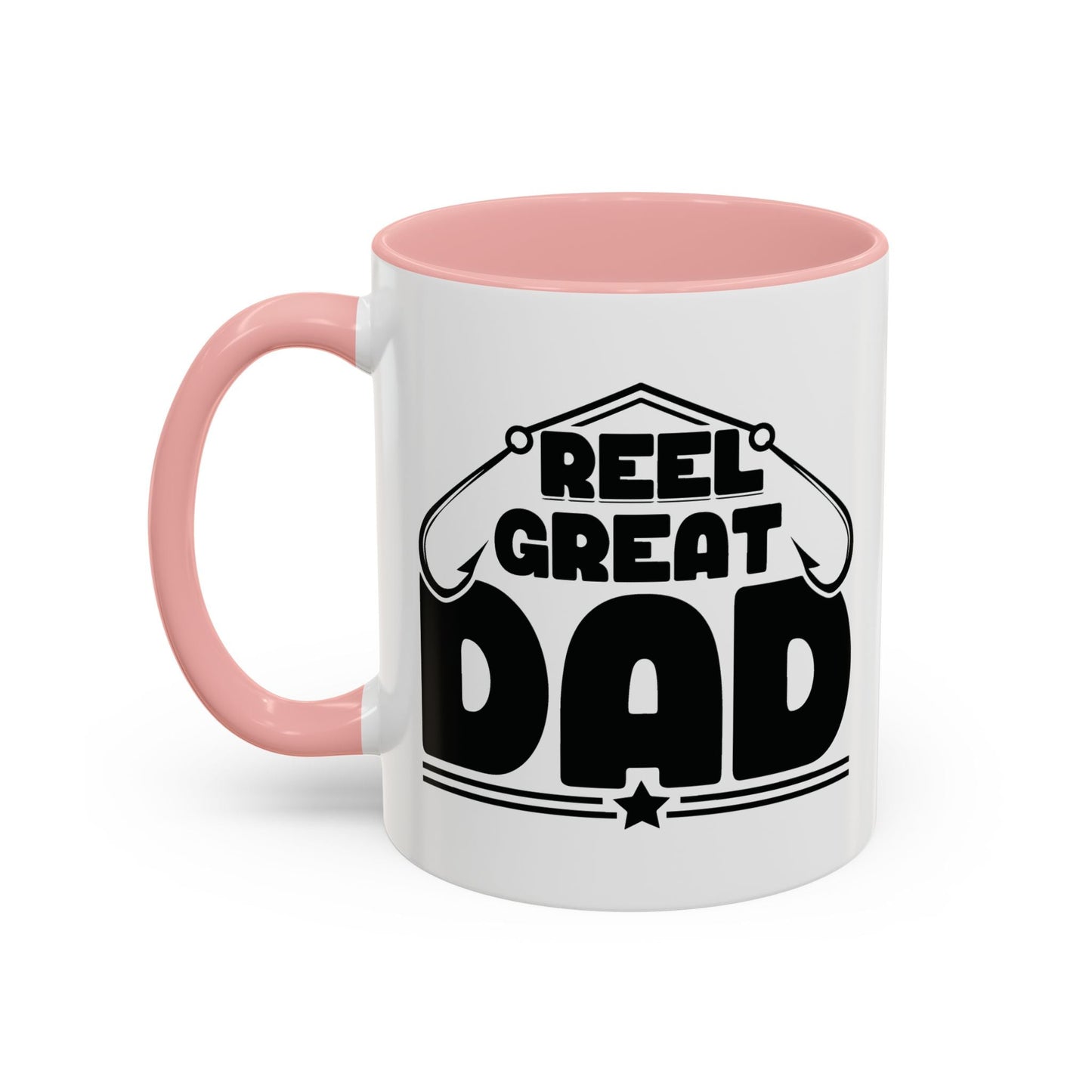 REEL GREAT DAD Accent BiColor Mug