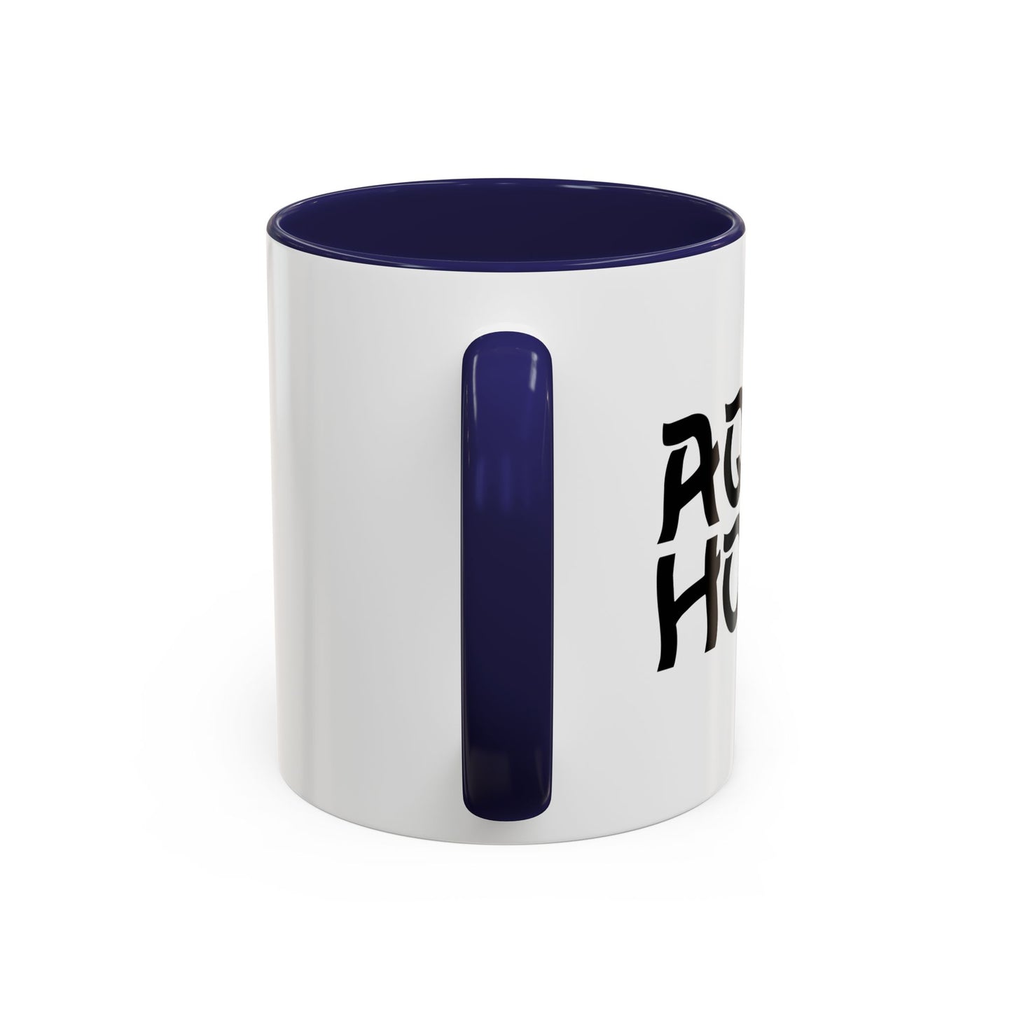 AQUAHOLIC Accent BiColor Funny Sarcastic Mug