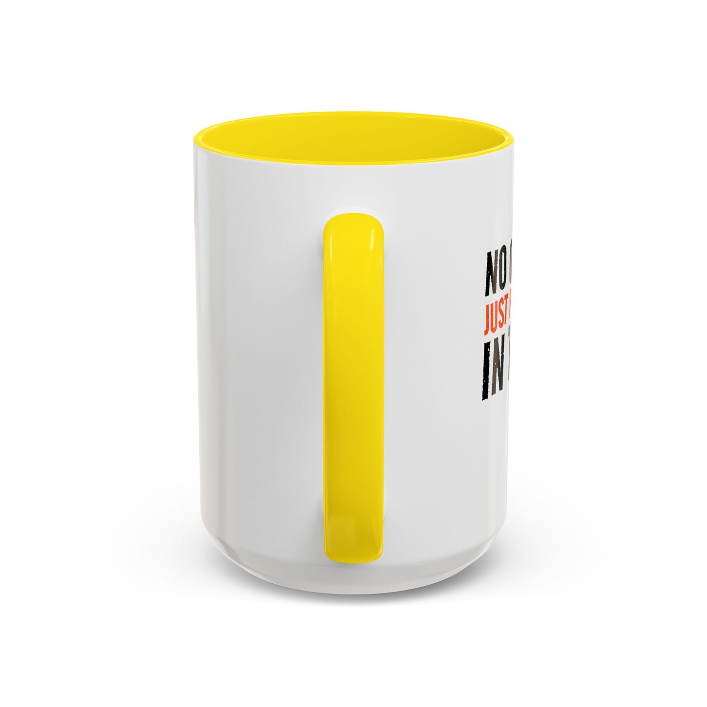 JUST PUT THE CANDY IN THE BAG Accent BiColor Funny Sarcastic Mug