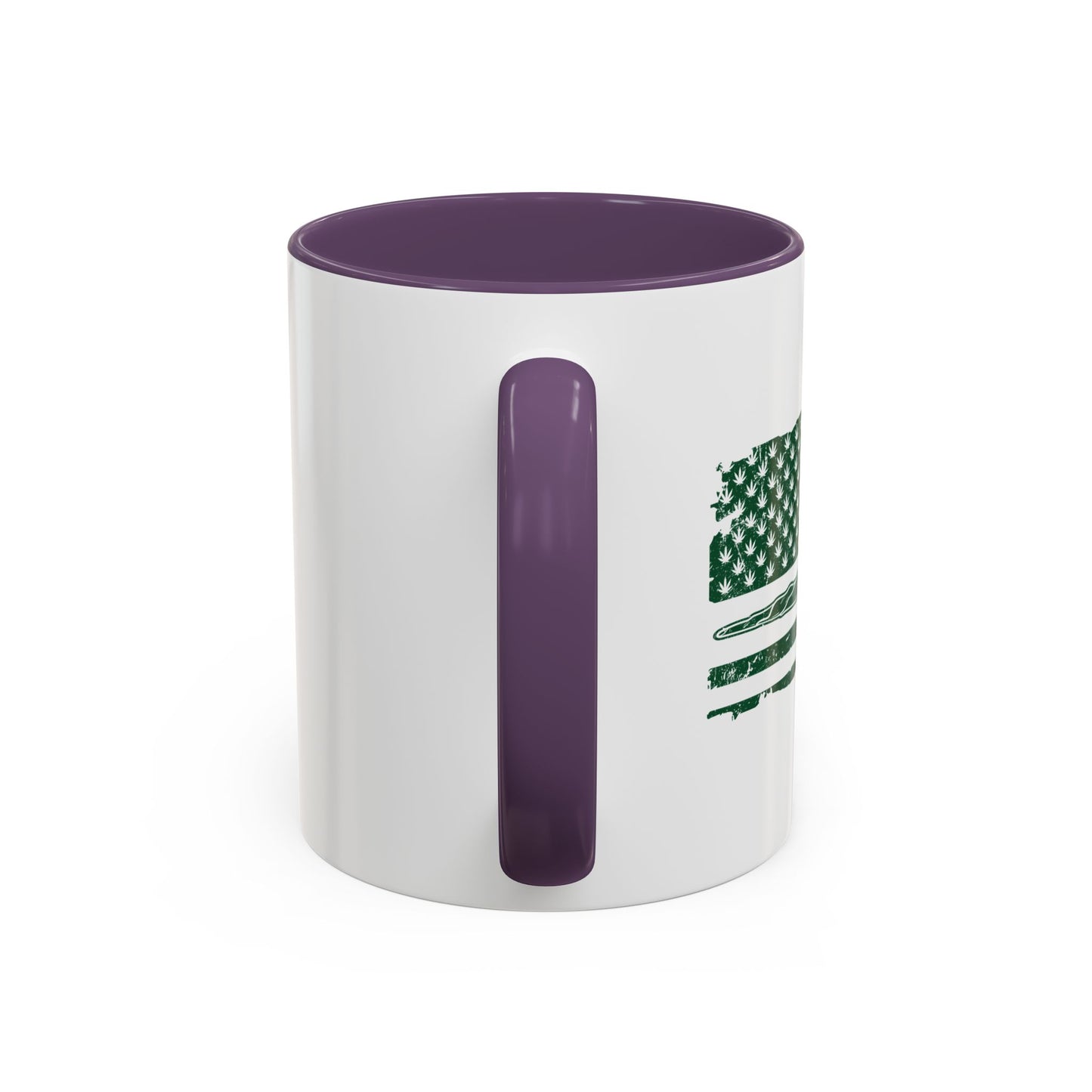 420 FLAG Accent BiColor Funny Sarcastic Mug