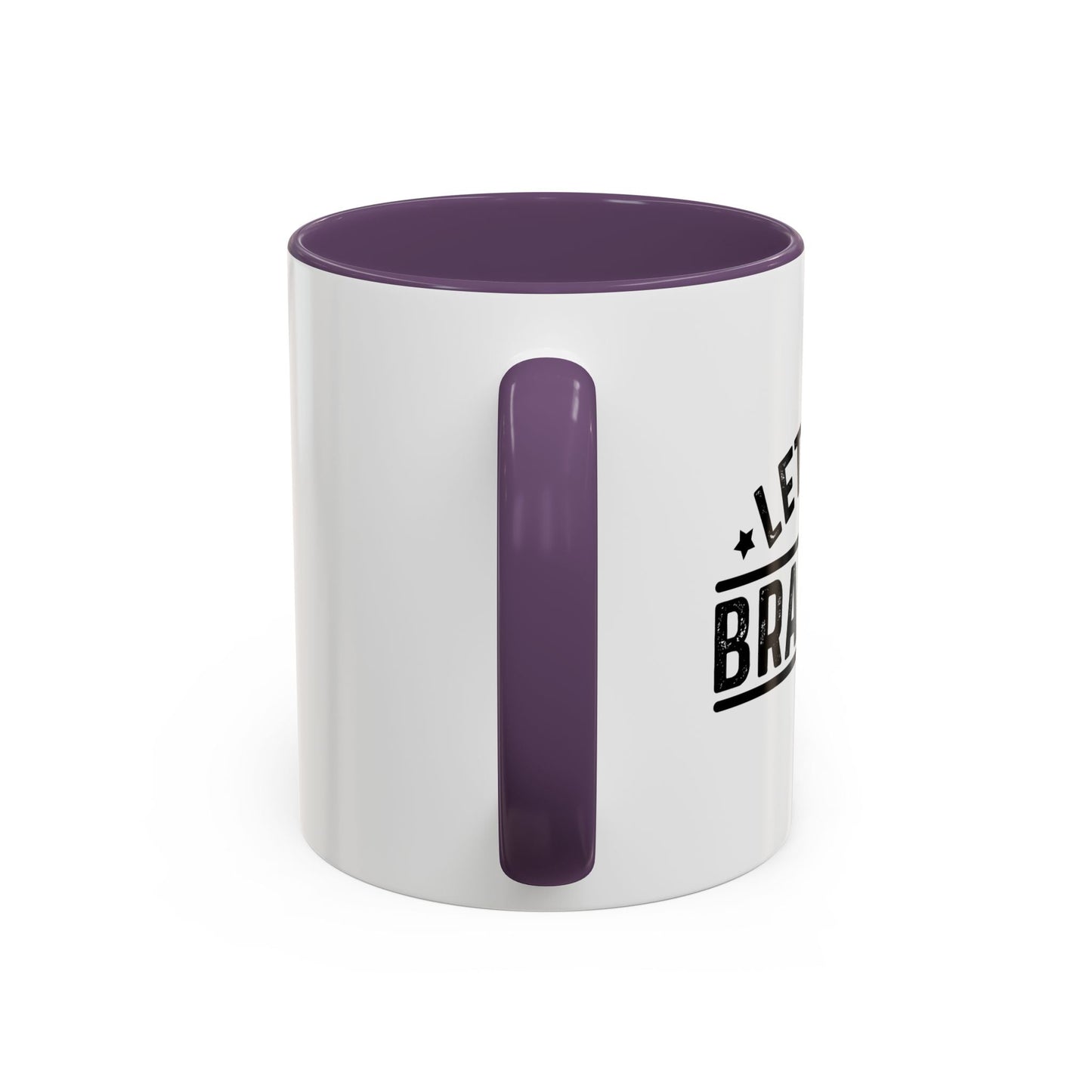 LET'S GO BRANDON Accent BiColor Funny Sarcastic Mug