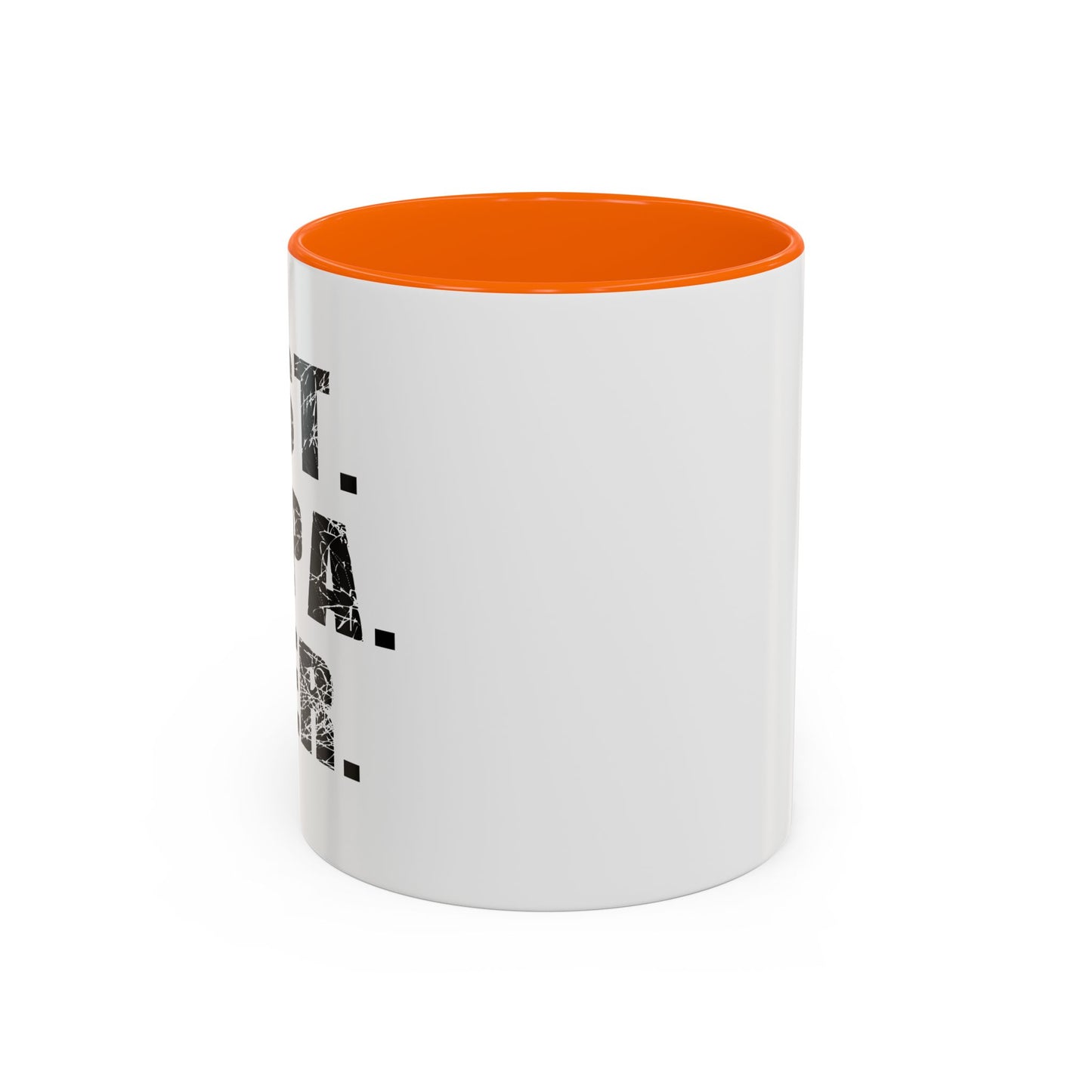 BEST. PAPA. EVER. Accent BiColor Funny Sarcastic Mug