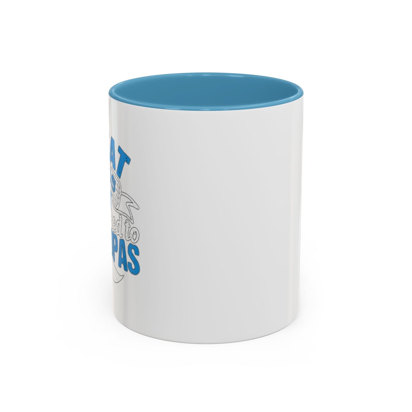 GREAT DADS GET PROMOTED TO GRANDPAS Accent BiColor Funny Sarcastic Mug