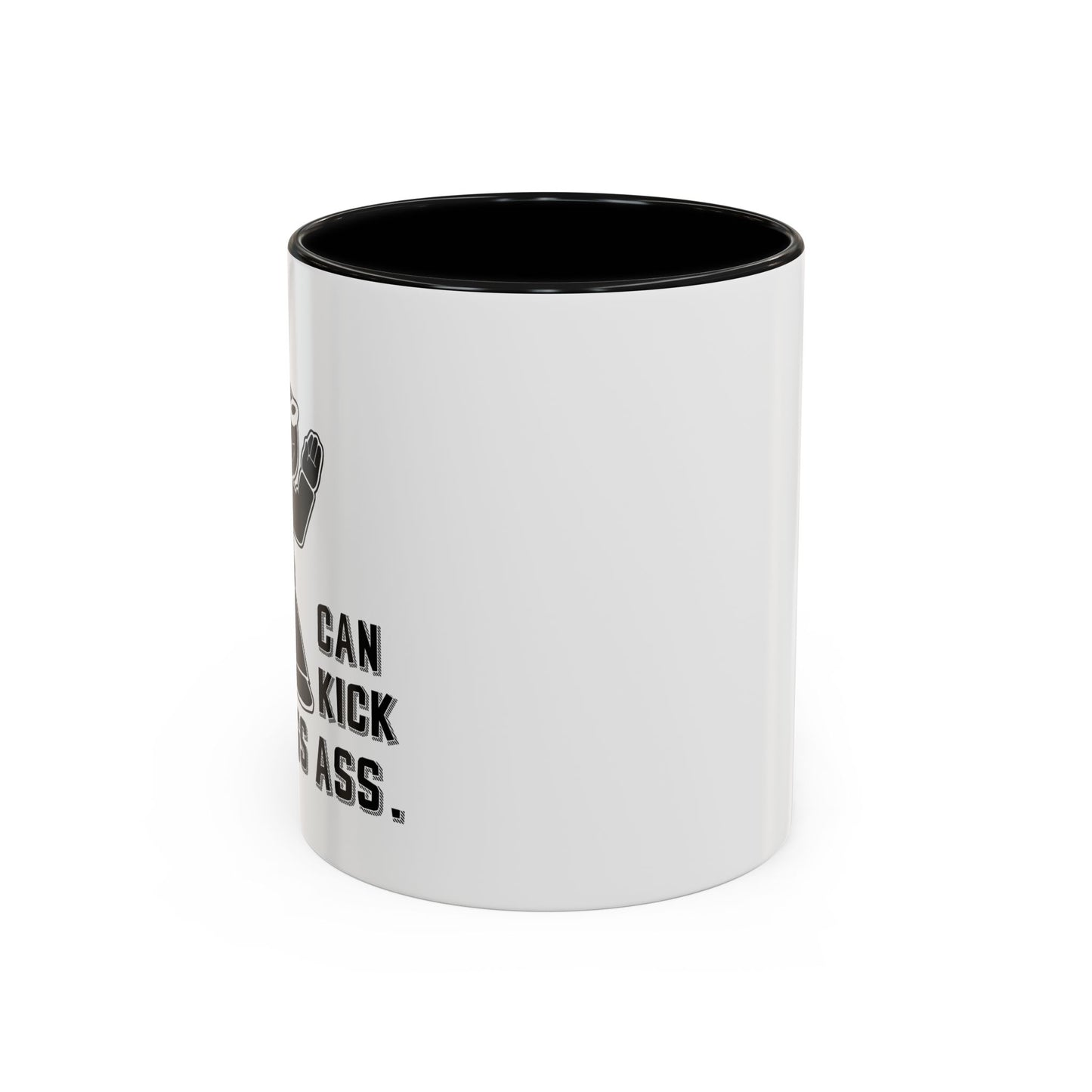 MY DOG CAN KICK YOUR DOGS ASS Accent BiColor Funny Sarcastic Mug