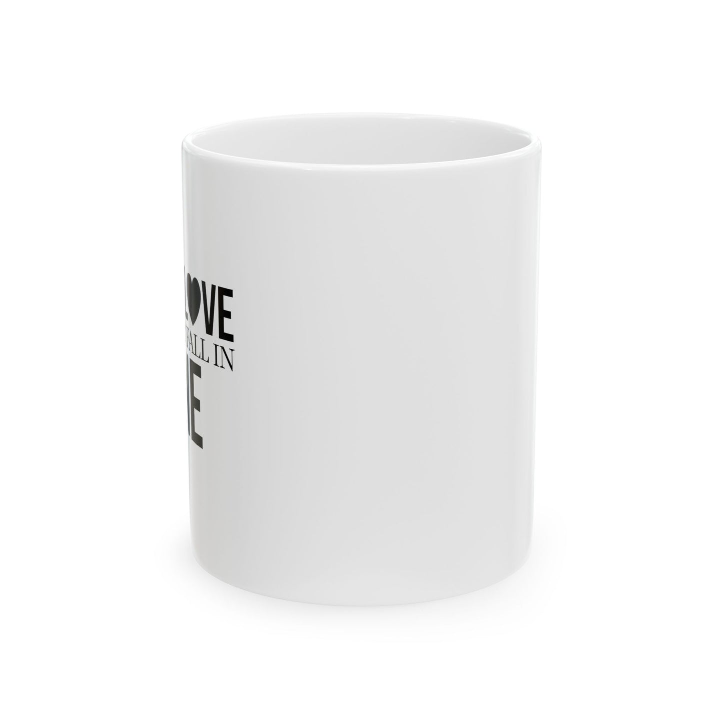 ALL IN WINE FUNNY SARCASTIC WHITE MUG