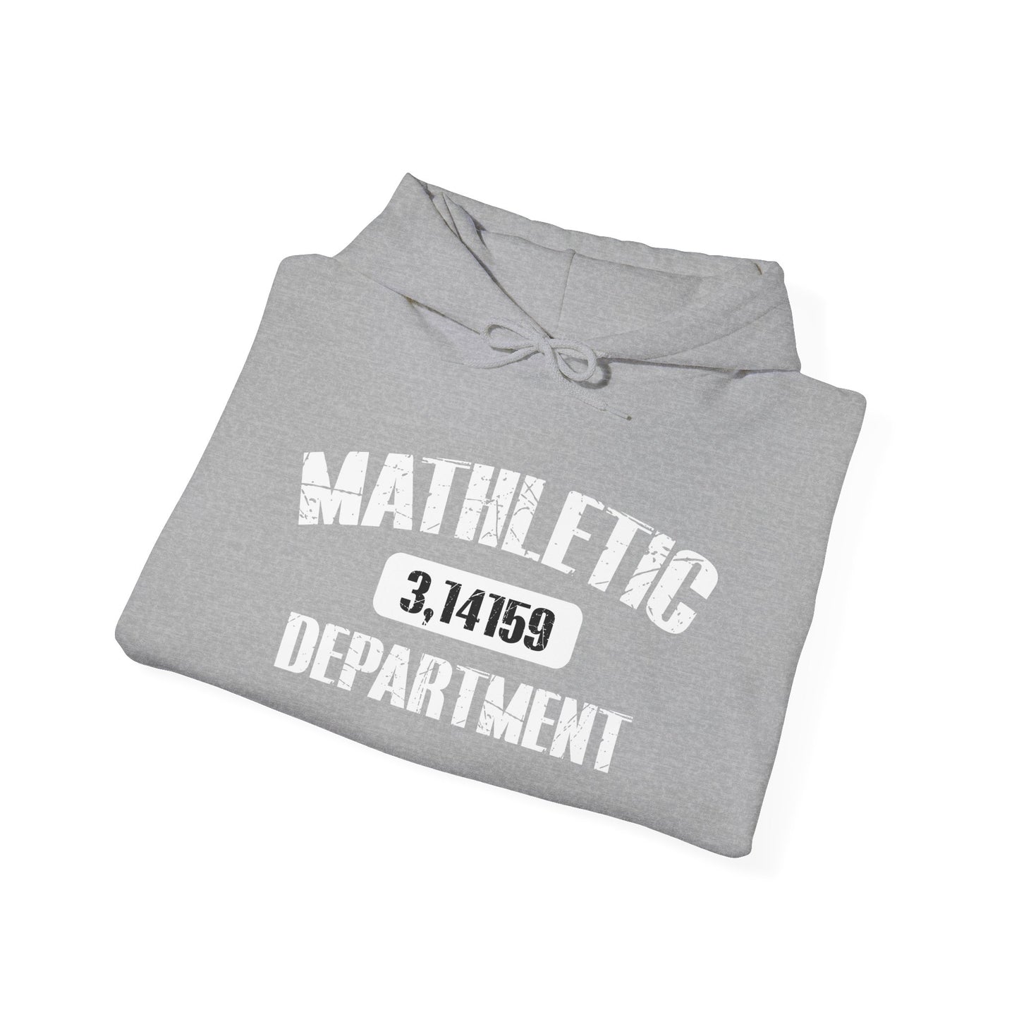 MATHLETIC DEPARTMENT - Premium Unisex Funny Sarcastic Black Hoodie Sweatshirt