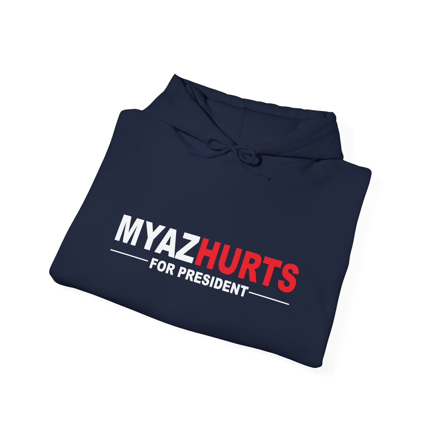 MYAZHURTS FOR PRESIDENT - Premium Unisex Funny Sarcastic Black Hoodie Sweatshirt