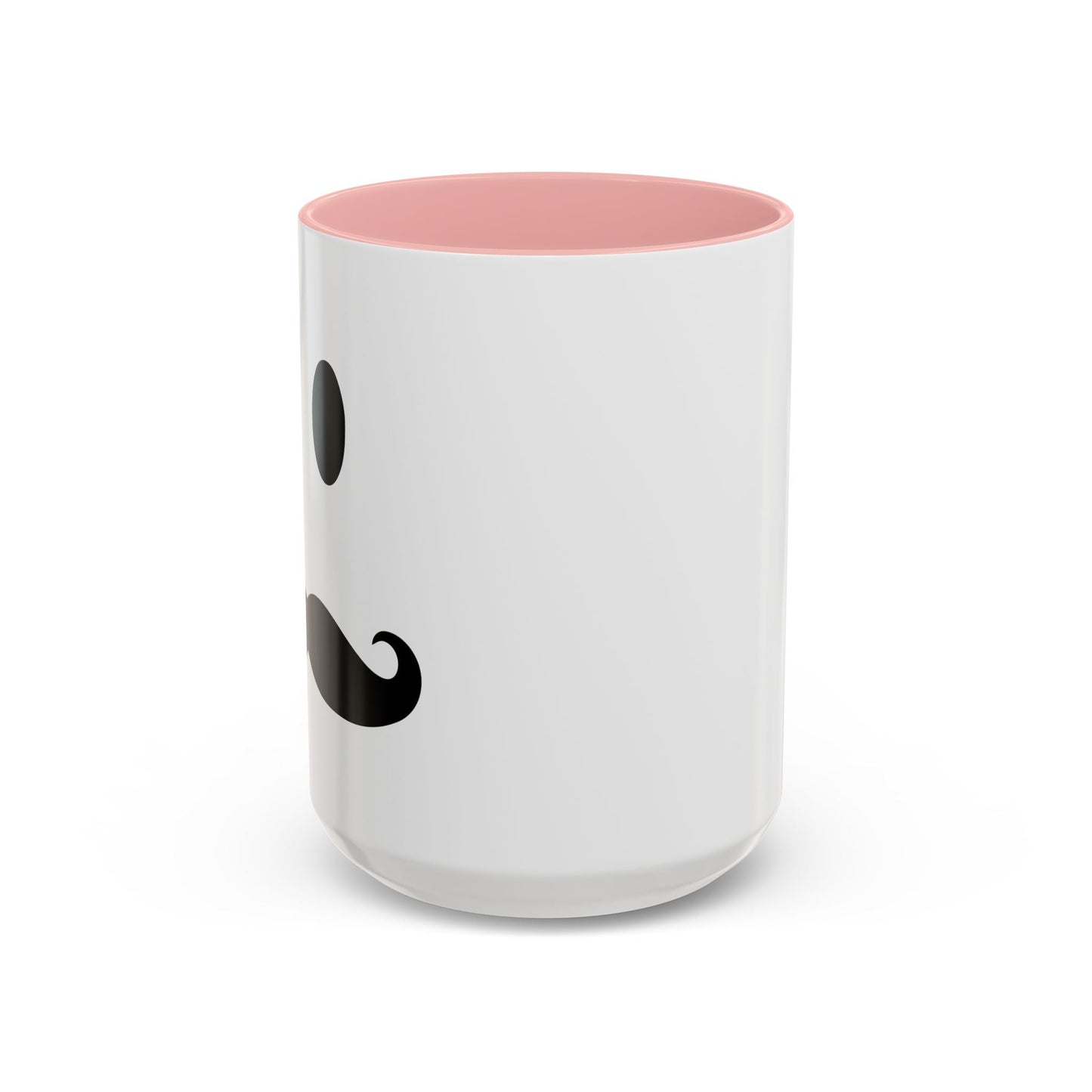 MOUSTACHE SMILE Accent BiColor Funny Sarcastic Mug