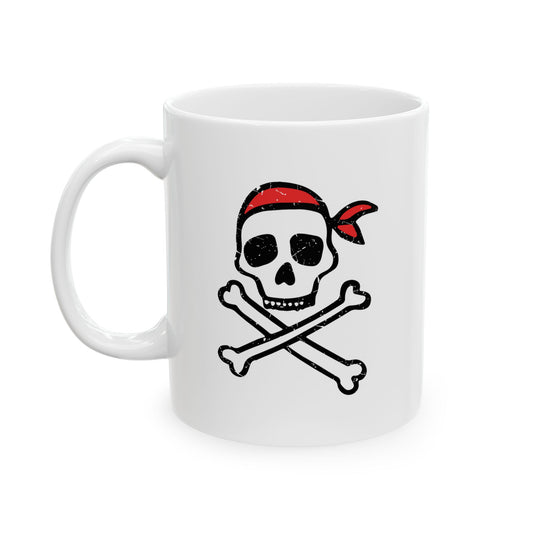 DRAWN SKULL White Mug