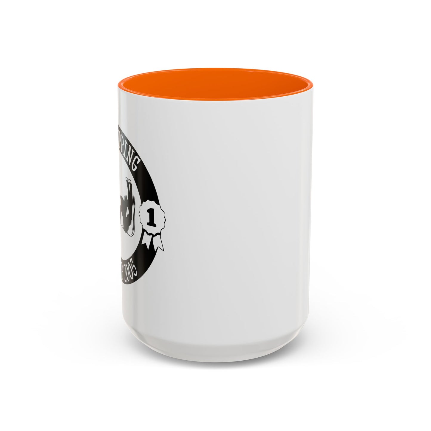 COW TIPPING CHAMP Accent BiColor Funny Sarcastic Mug