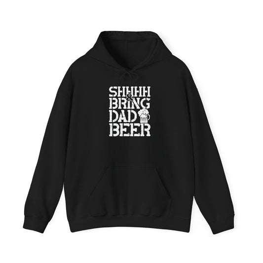 BRING DAD A BEER - Premium Unisex Heavy Blend Funny Sarcastic Colored Hoodie Sweatshirt