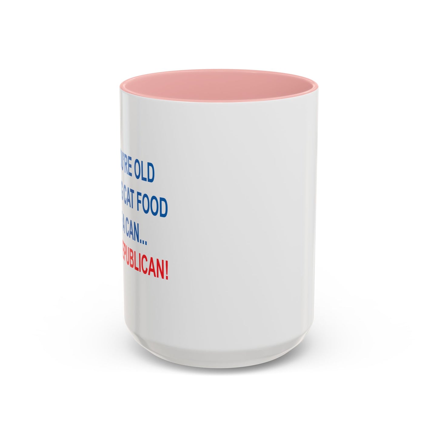 THANK A REPUBLICAN BLUE Accent BiColor Funny Sarcastic Mug