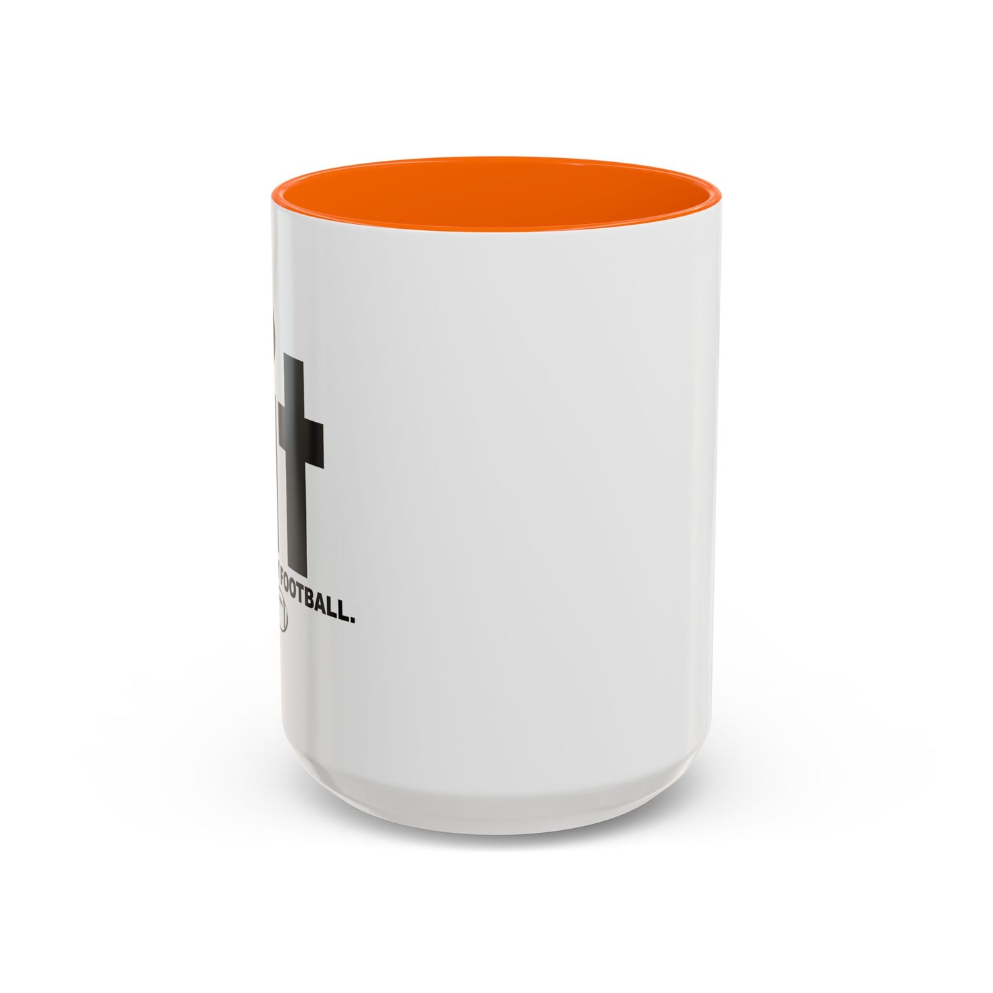 LET'S PLAY FOOTBALL Accent BiColor Funny Sarcastic Mug