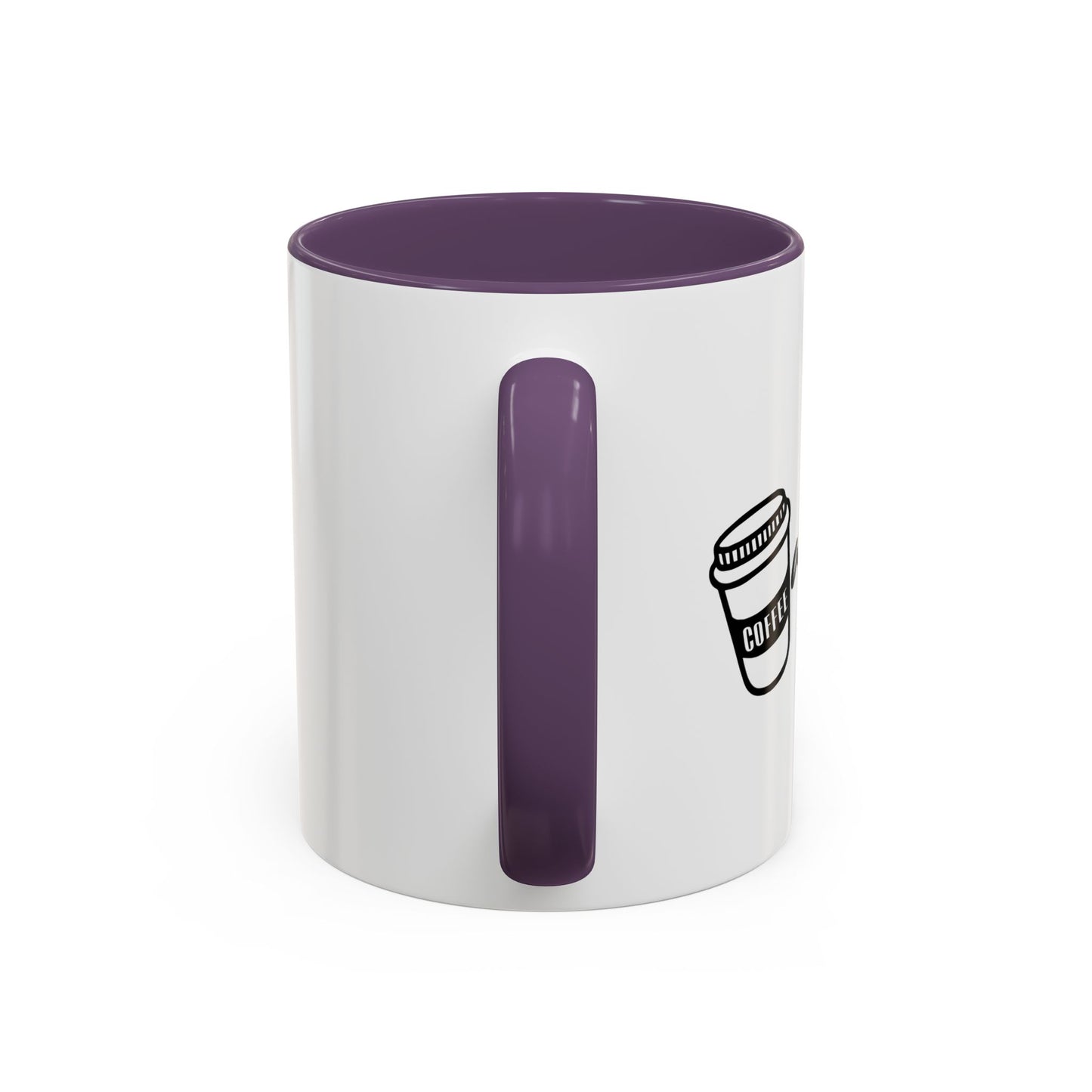 AM PM DRINKS Accent BiColor Funny Sarcastic Mug