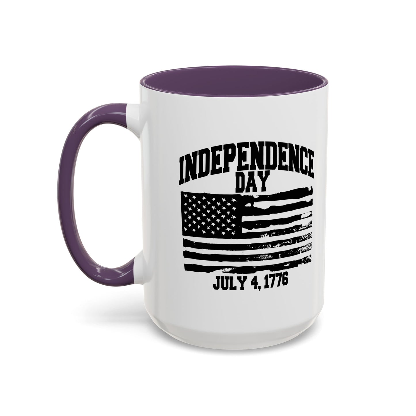 INDEPENDENCE DAY 1776 Accent BiColor Mug