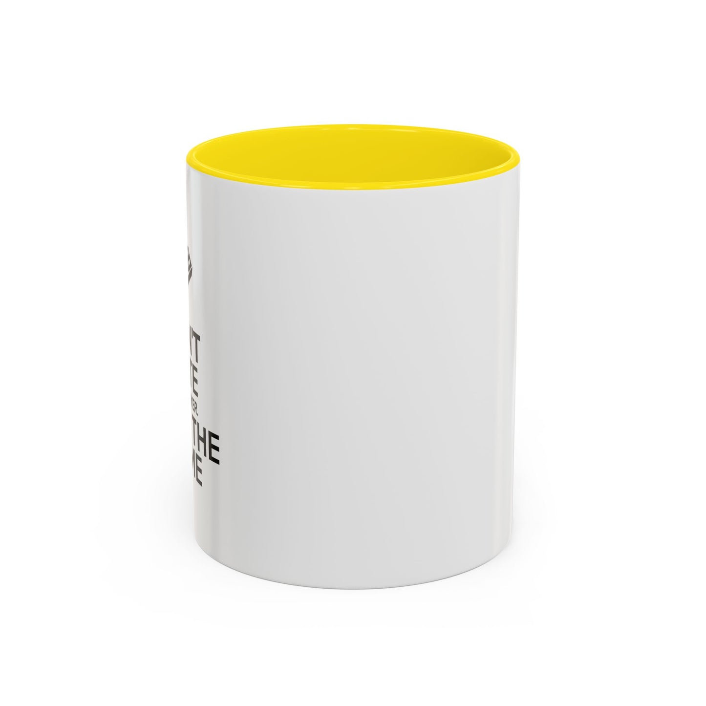 HATE THE GAME Accent BiColor Funny Sarcastic Mug