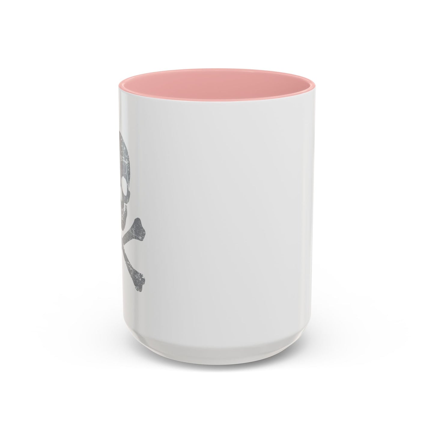 GRAY SKULL BONES Accent BiColor Funny Sarcastic Mug