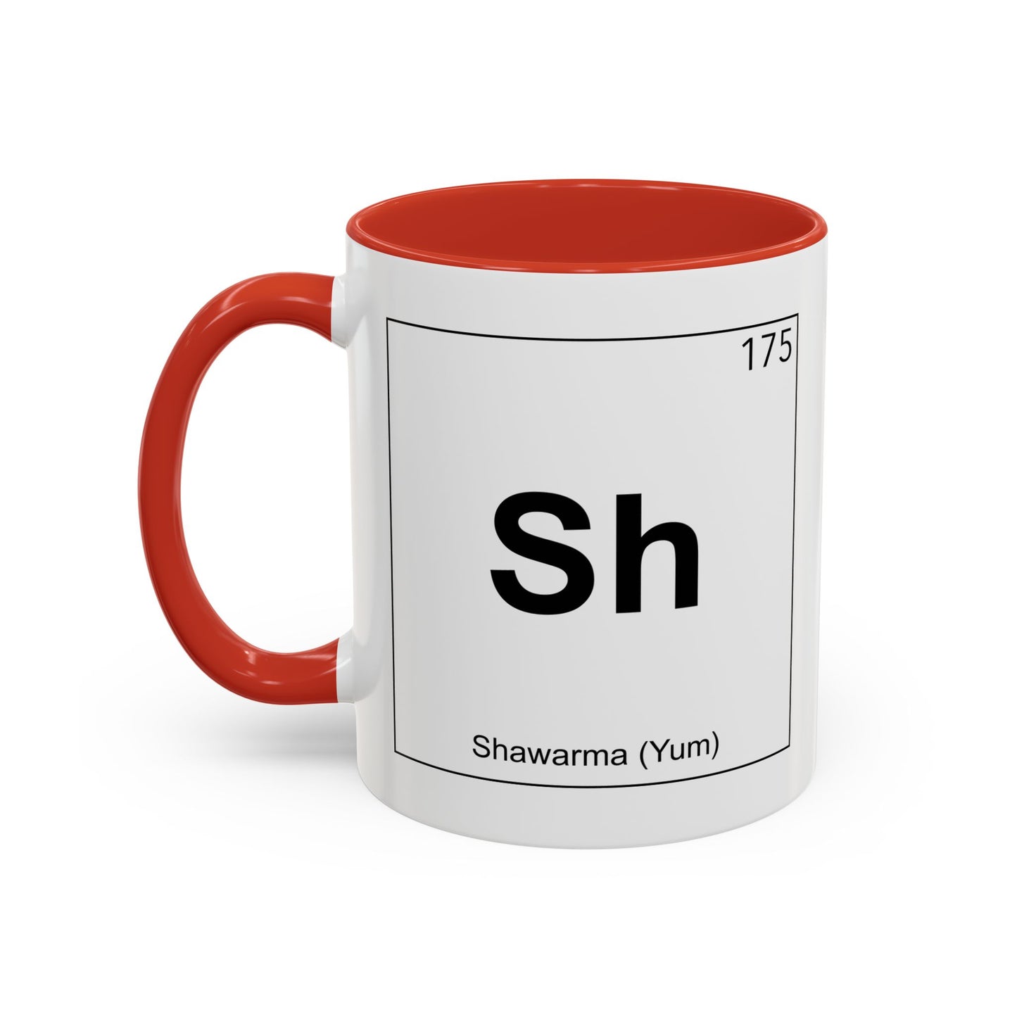 Shawarma YUM Accent BiColor Funny Sarcastic Mug