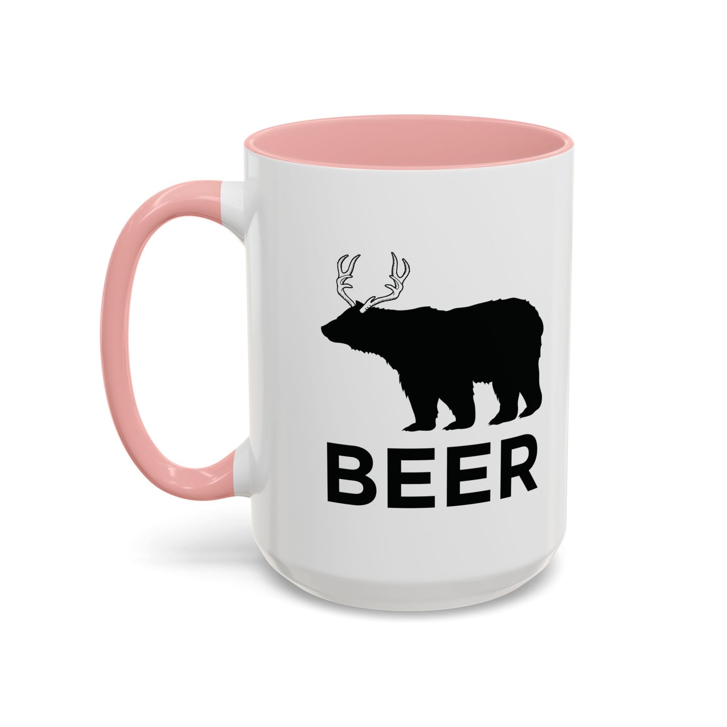 BEER ANIMAL Accent BiColor Funny Sarcastic Mug