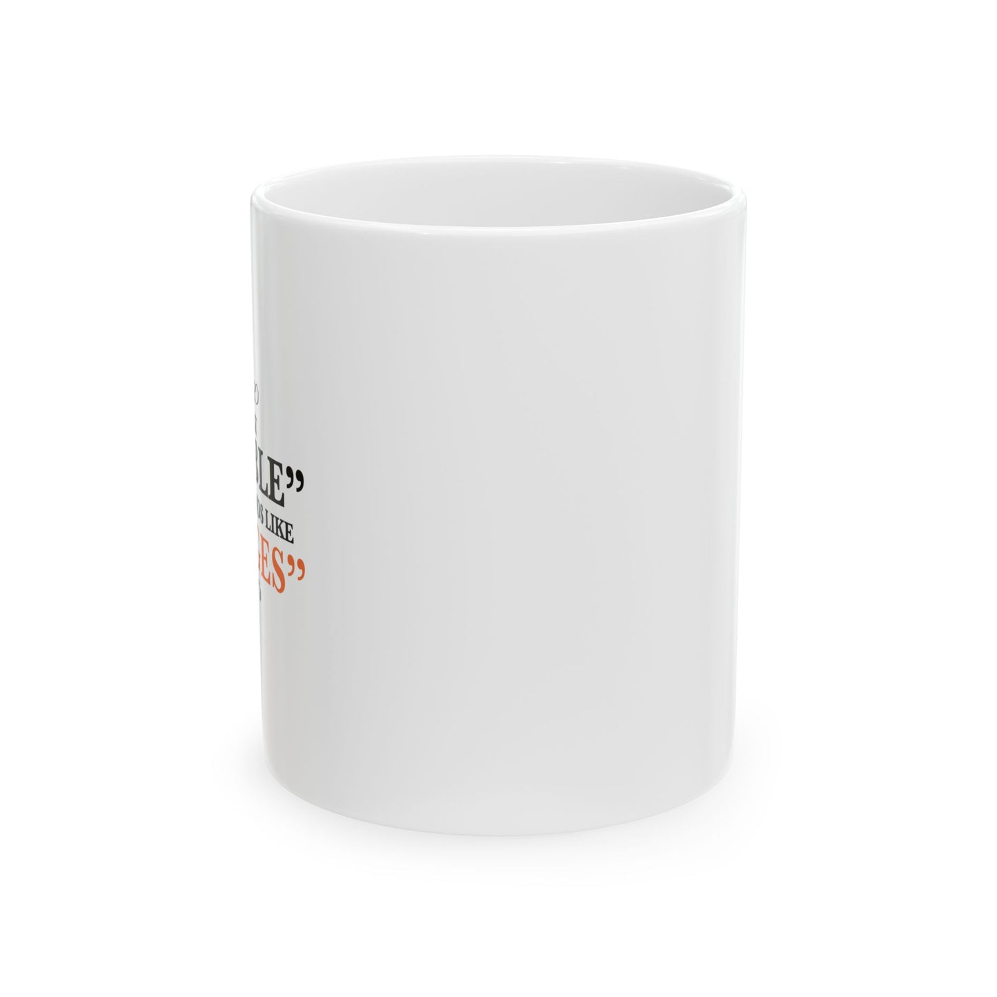 GULLIBILE FUNNY SARCASTIC WHITE MUG