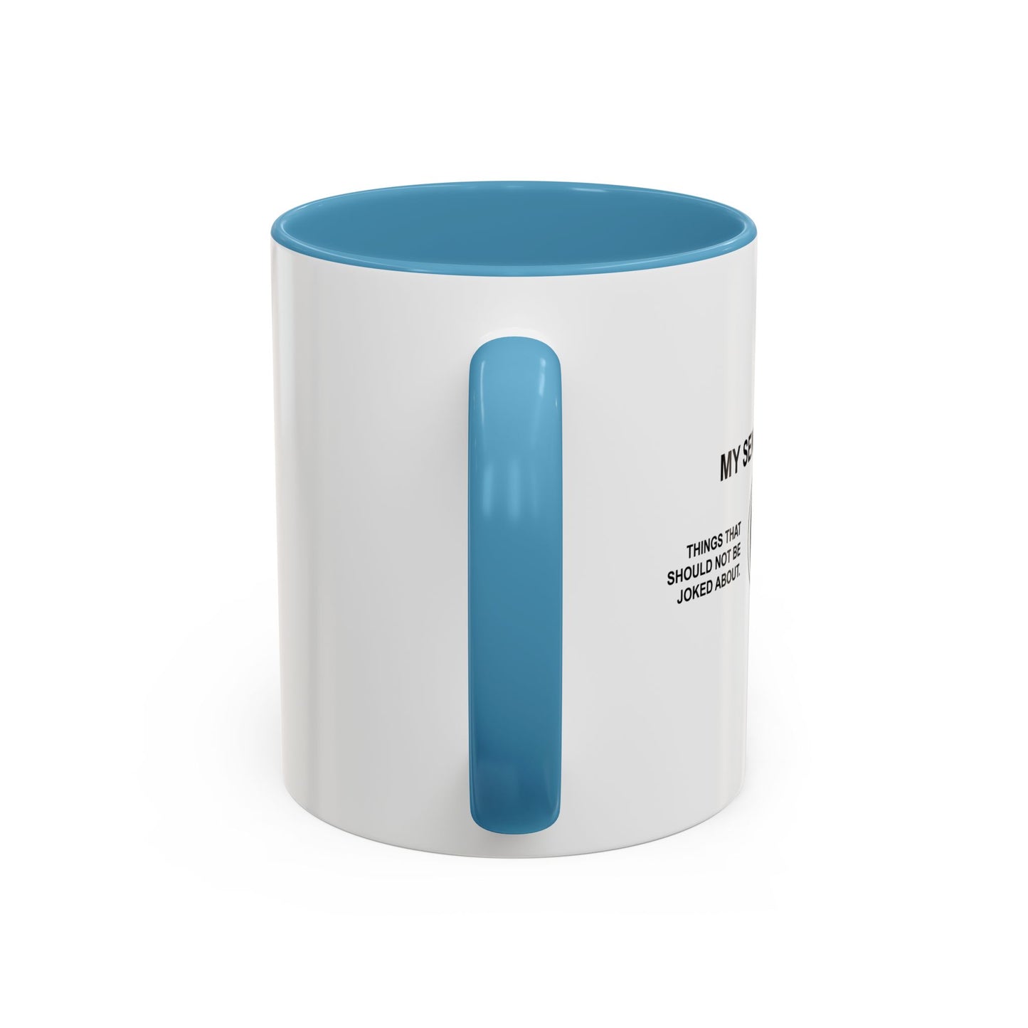 WHY I'MGOING TO HELL Accent BiColor Funny Sarcastic Mug