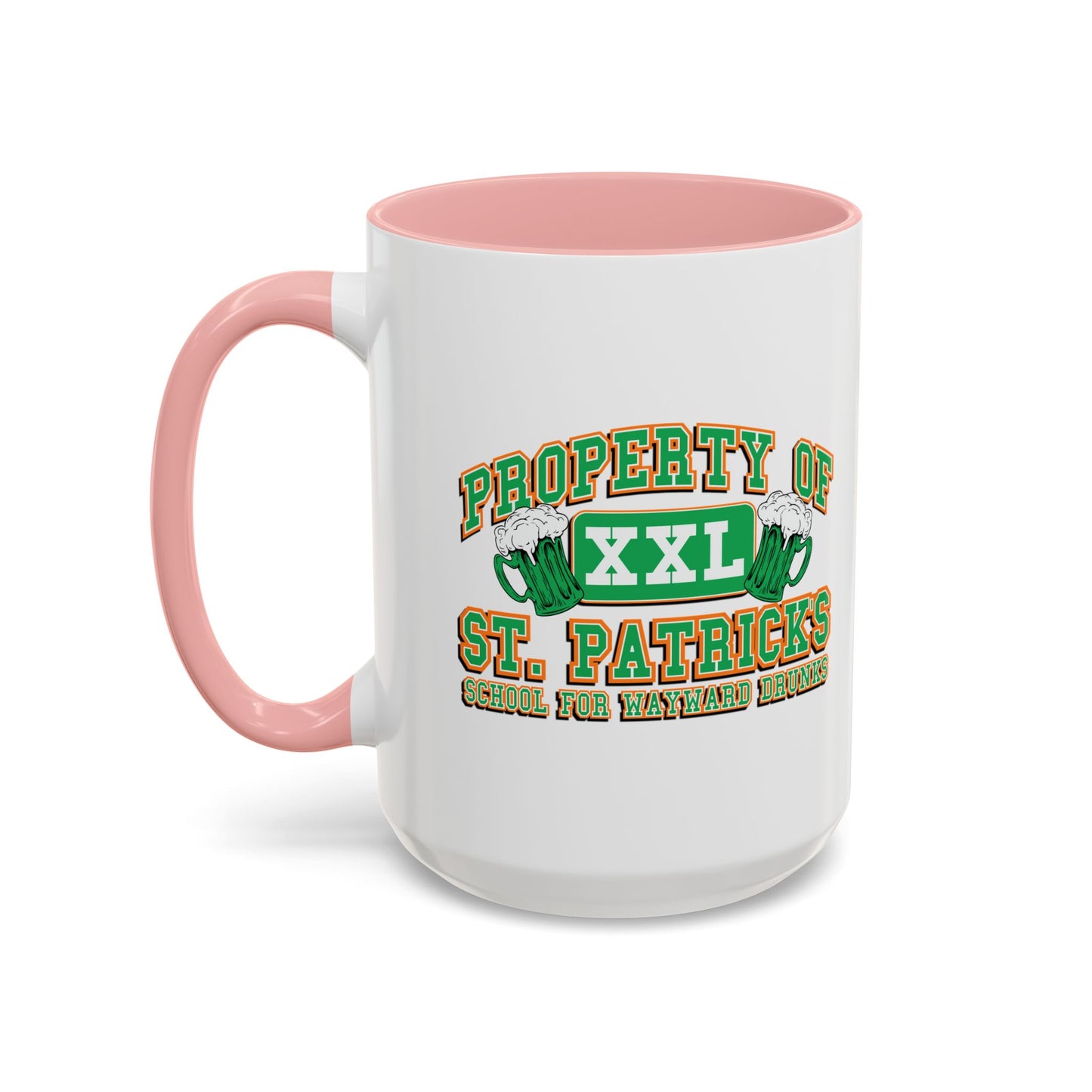 PROPERTY OF ST. PATRICKS Accent BiColor Funny Sarcastic Mug