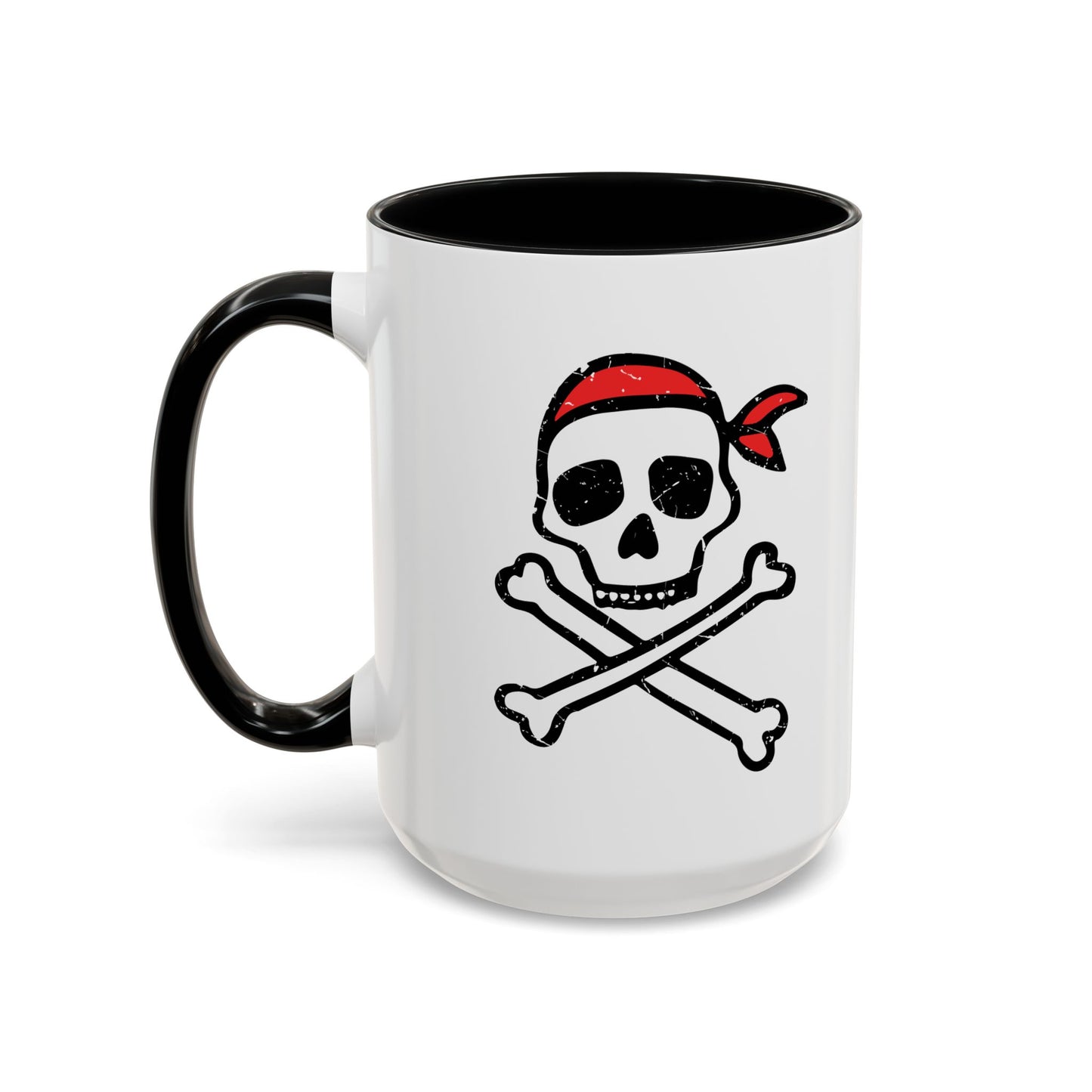 DRAWN SKULL Accent BiColor Funny Sarcastic Mug