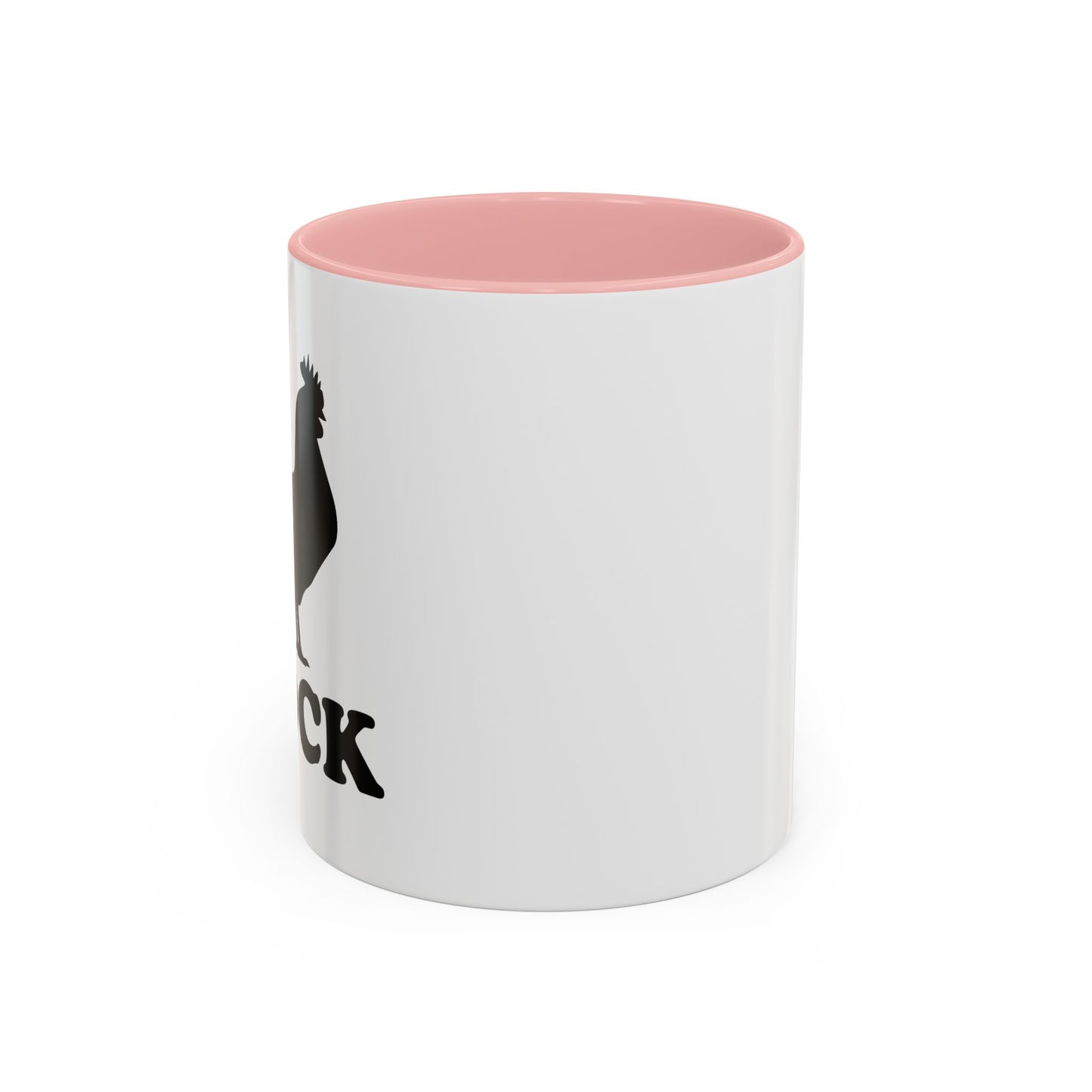 COCK BLOCK Accent BiColor Funny Sarcastic Mug