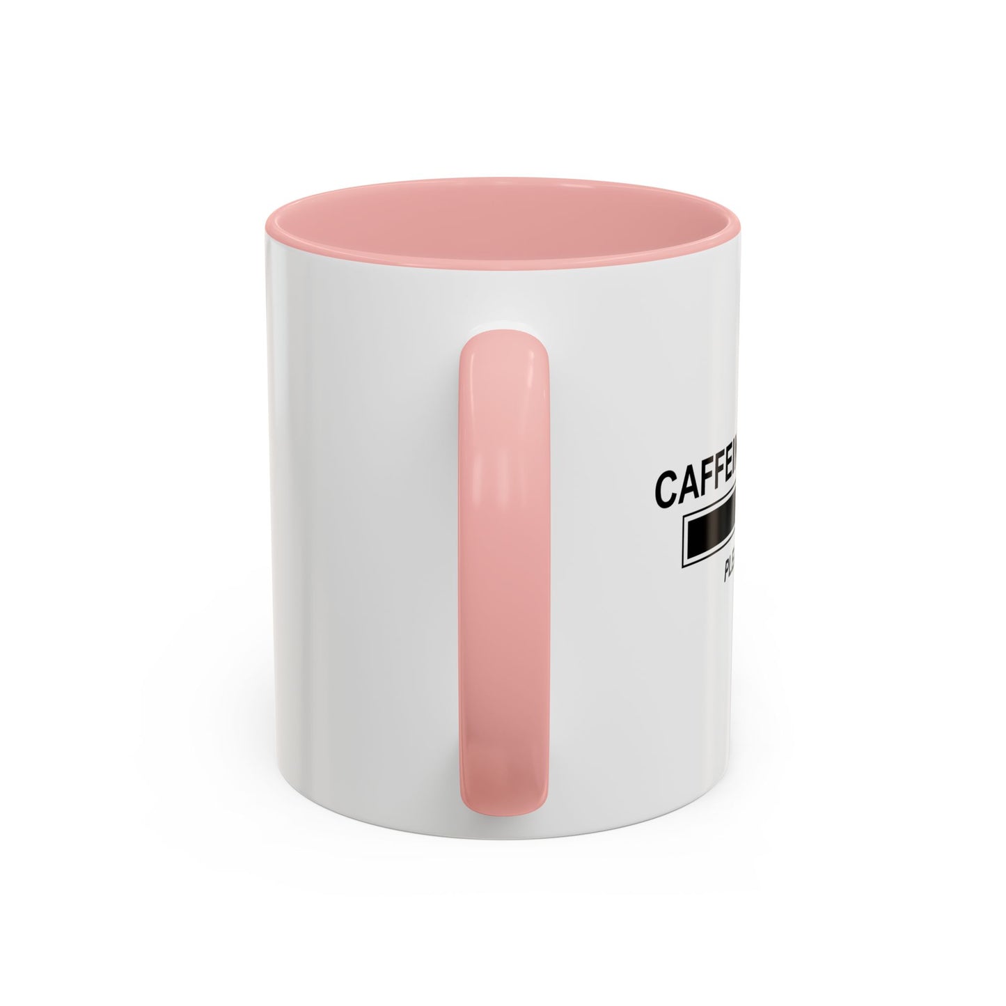 CAFFEINE LOADING Accent BiColor Funny Sarcastic Mug