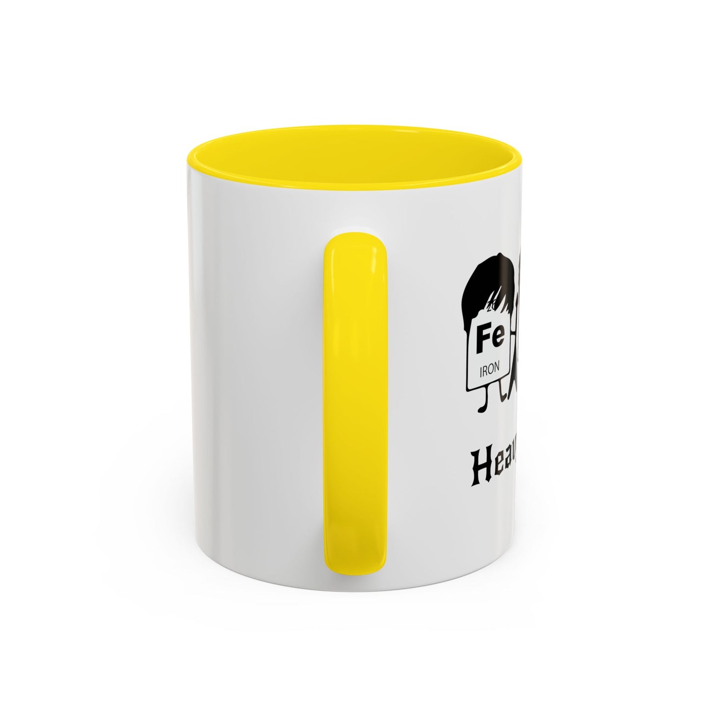 HEAVY METALS Accent BiColor Funny Sarcastic Mug