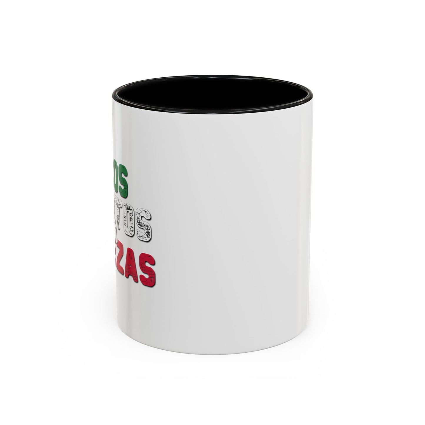 TACOS BURRITOS AND CERVEZAS Accent BiColor Funny Sarcastic Mug