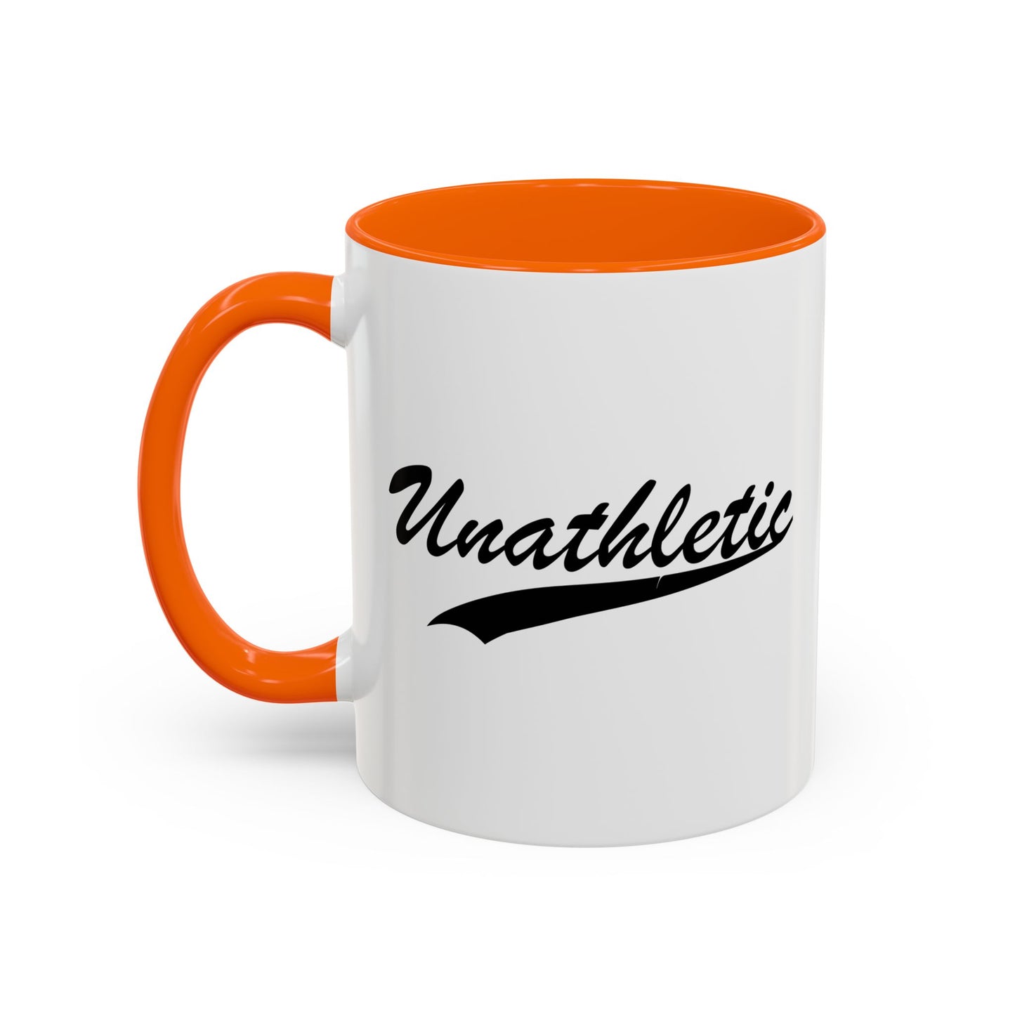 UNATHLETIC Accent BiColor Funny Sarcastic Mug