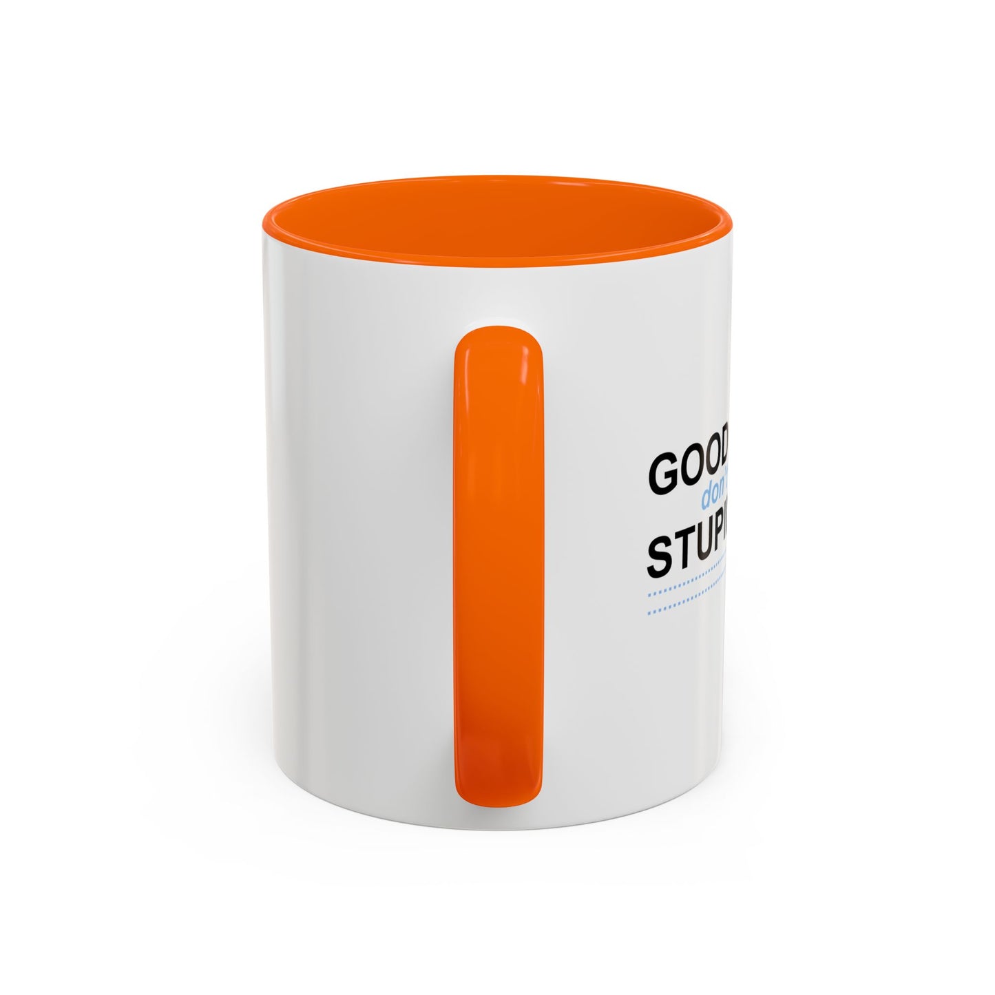 GOOD FRIENDS Accent BiColor Funny Sarcastic Mug