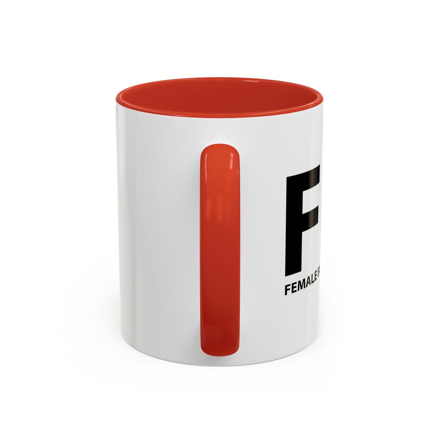 FBI FEMALE BODY INSPECTOR Accent BiColor Funny Sarcastic Mug