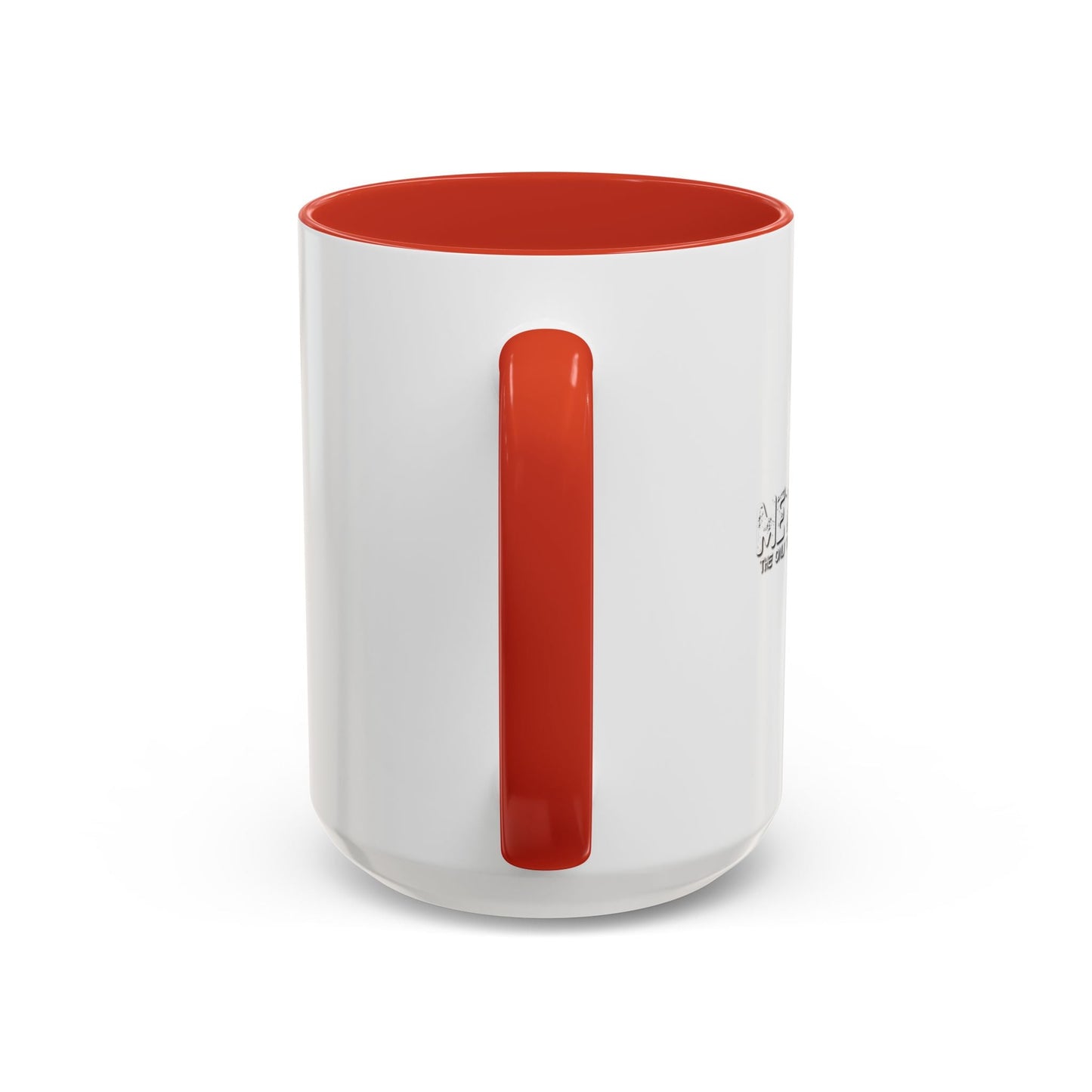 HEAVY METAL THE ONLY THING LOUDER THAN MY THOUGHTS Accent BiColor Mug