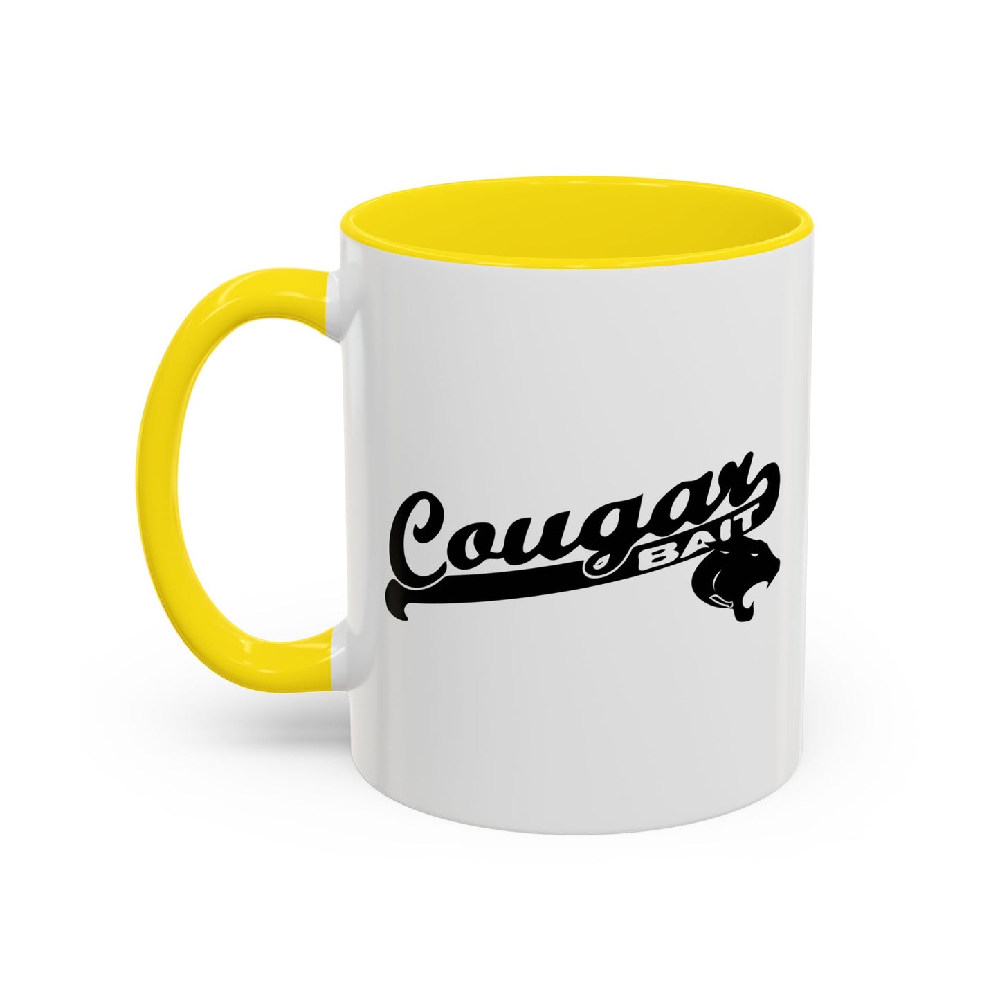 COUGAR BAIT Accent BiColor Funny Sarcastic Mug