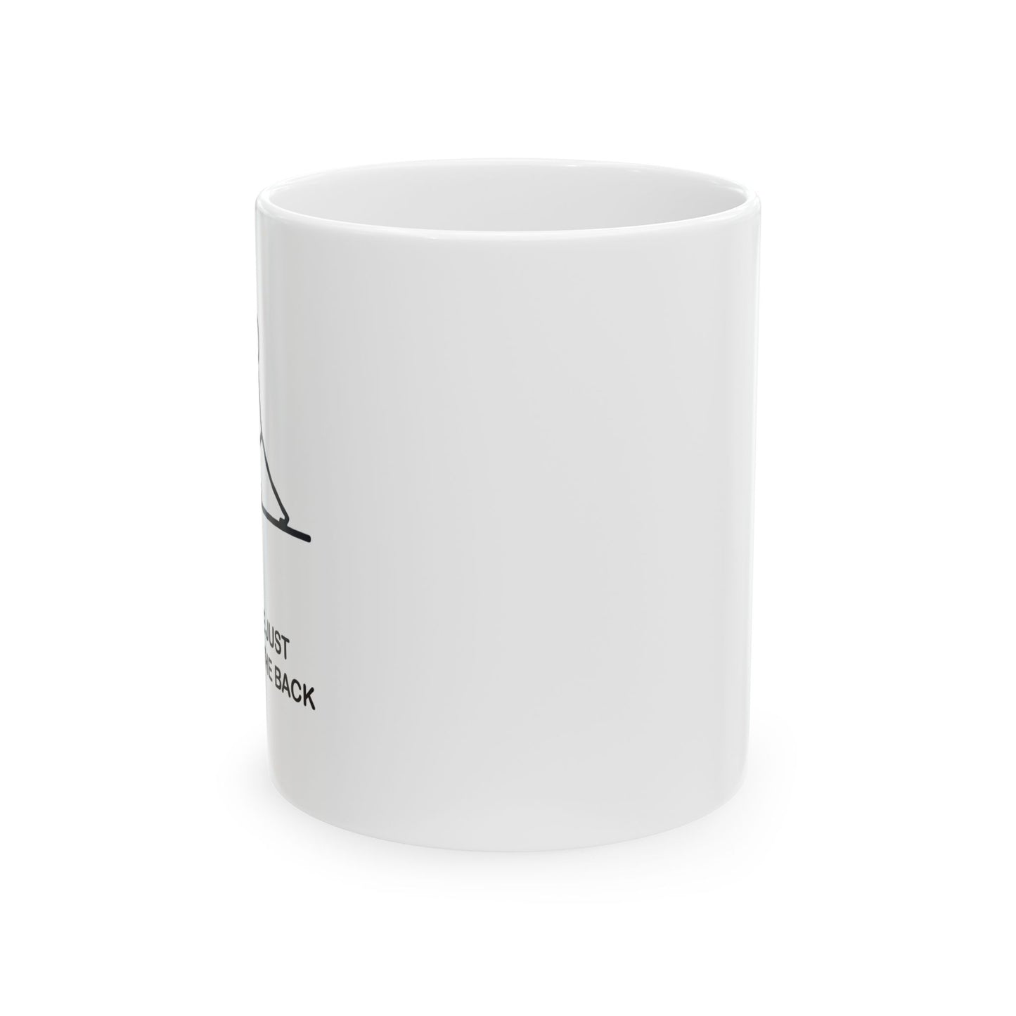 SOMEPEOPLE JUST NEED A PAT ON THE BACK FUNNY SARCASTIC WHITE MUG