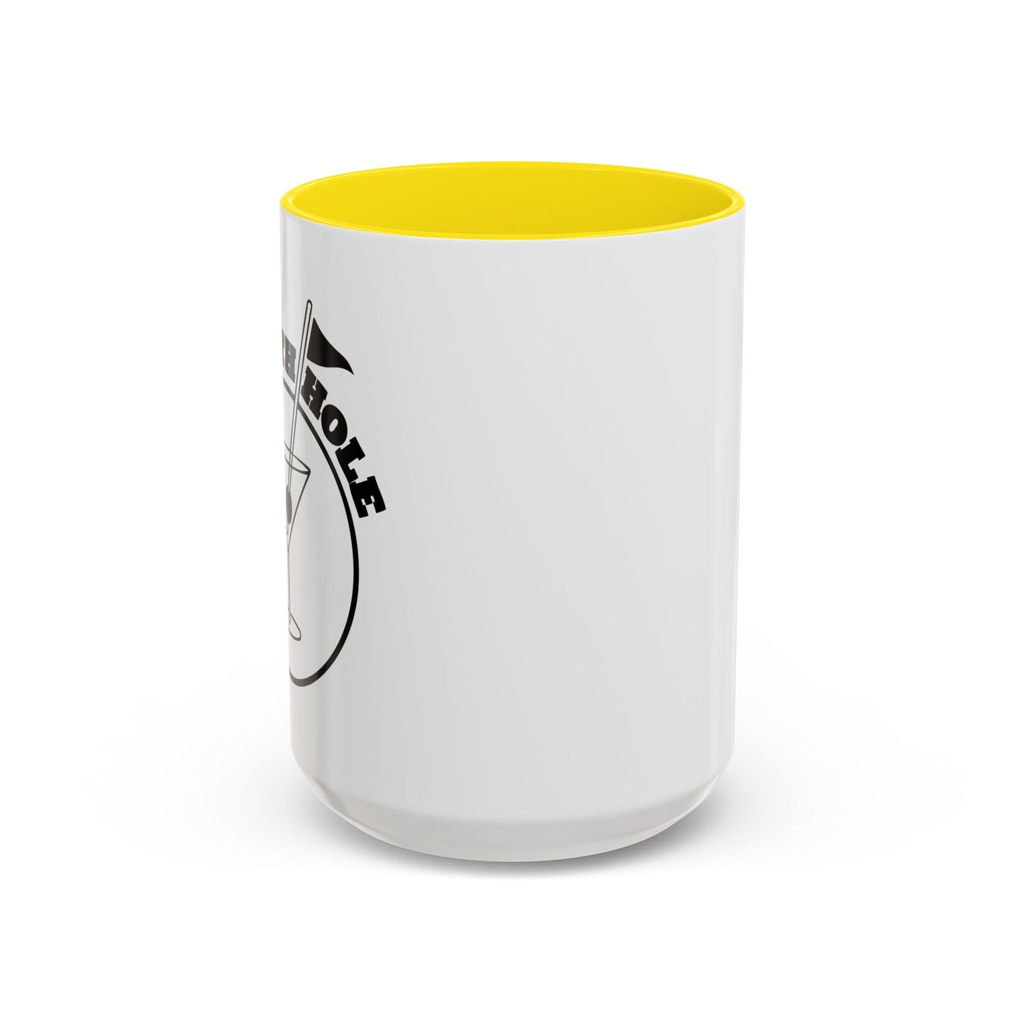 THE 19TH HOLE Accent BiColor Funny Sarcastic Mug