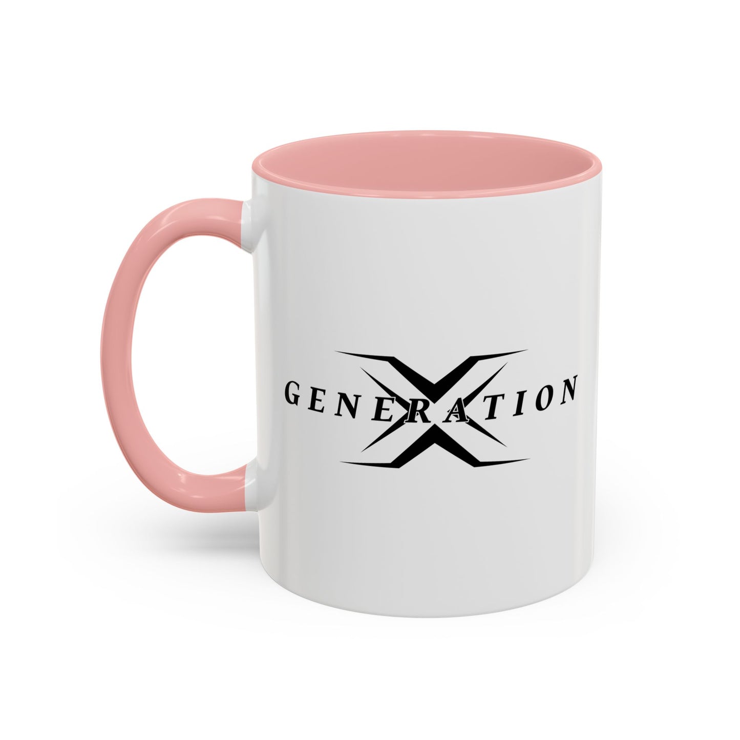 GENENRATION X Accent BiColor Funny Sarcastic Mug