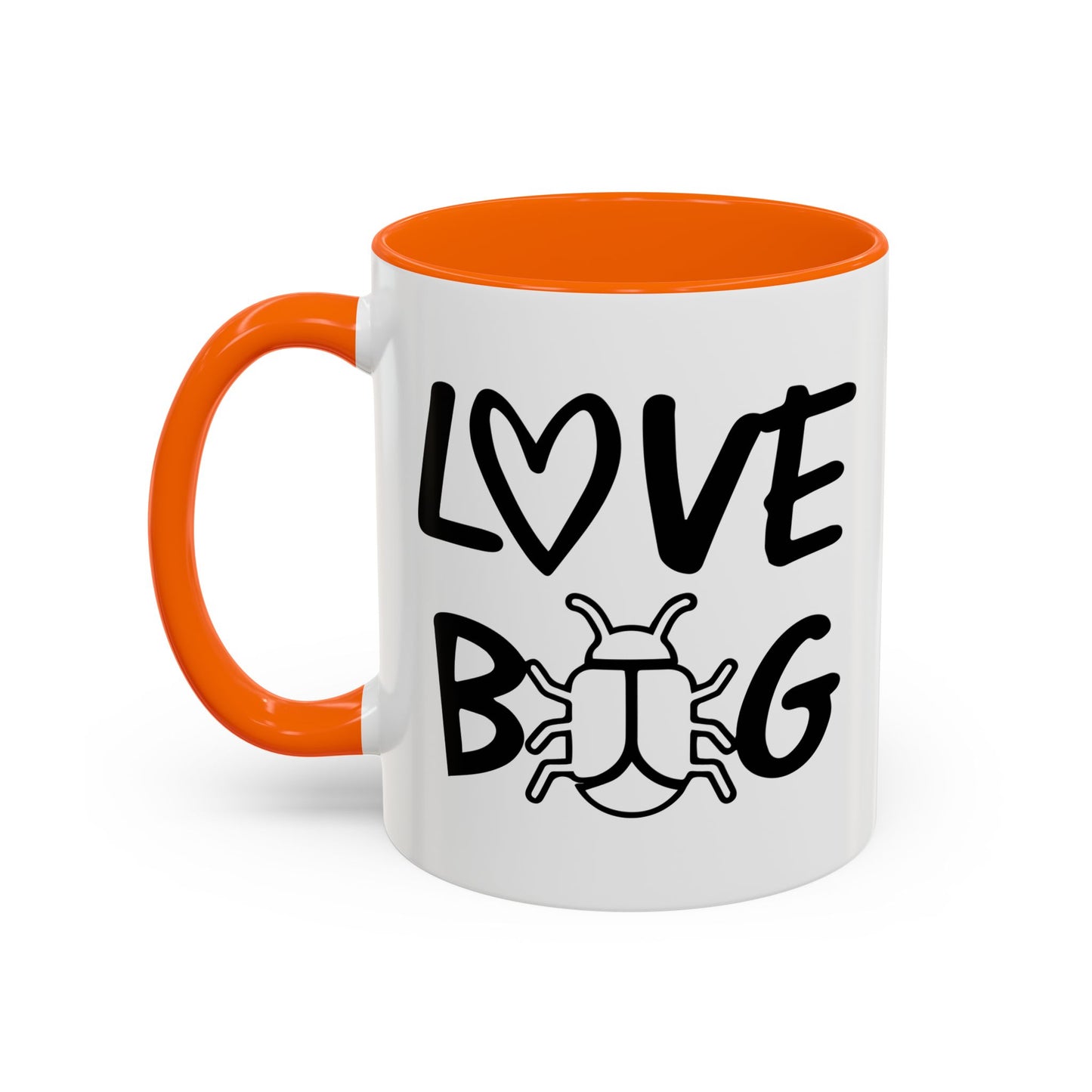 LOVE BUG Accent BiColor Funny Sarcastic Mug