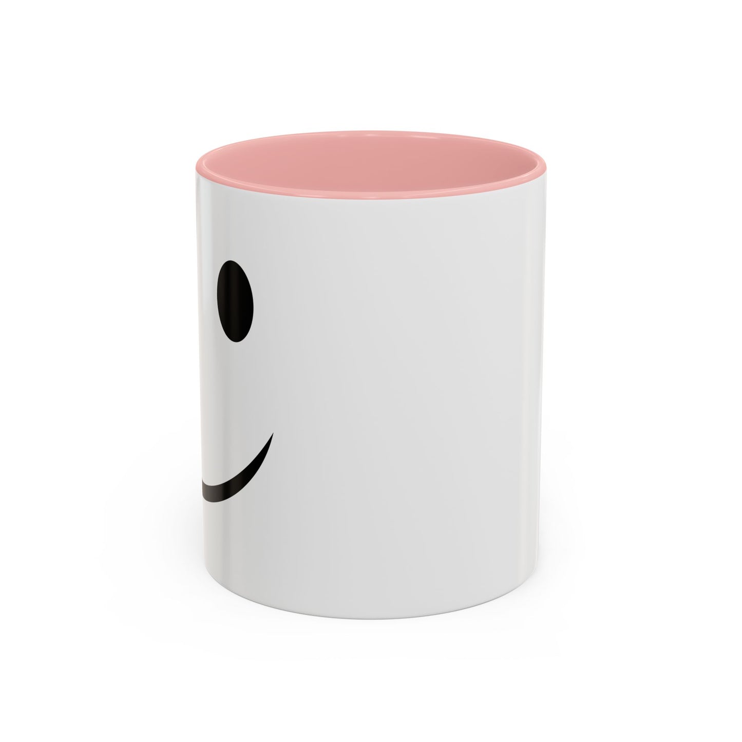 HAPPY SMILE Accent BiColor Funny Sarcastic Mug