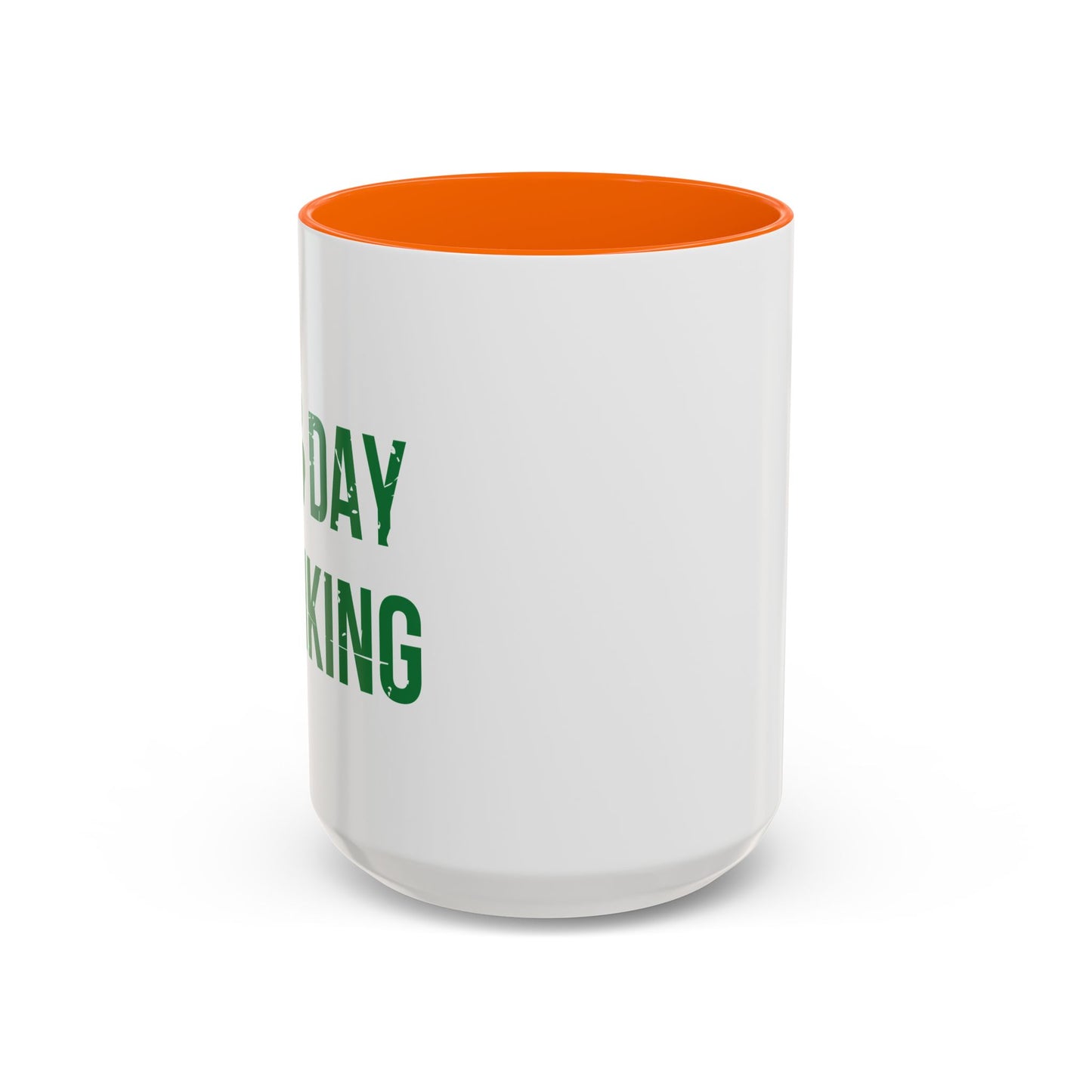 I HEART DAY DRINKING Accent BiColor Funny Sarcastic Mug