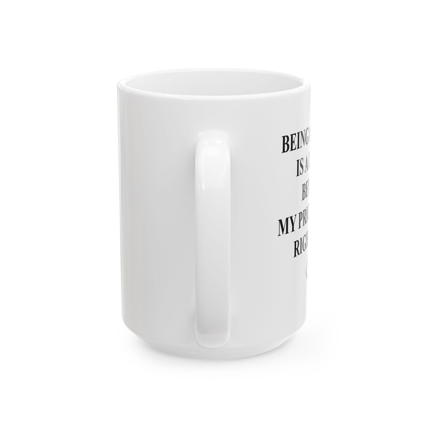 BEYONG MY PRICE RANGE FUNNY SARCASTIC WHITE MUG