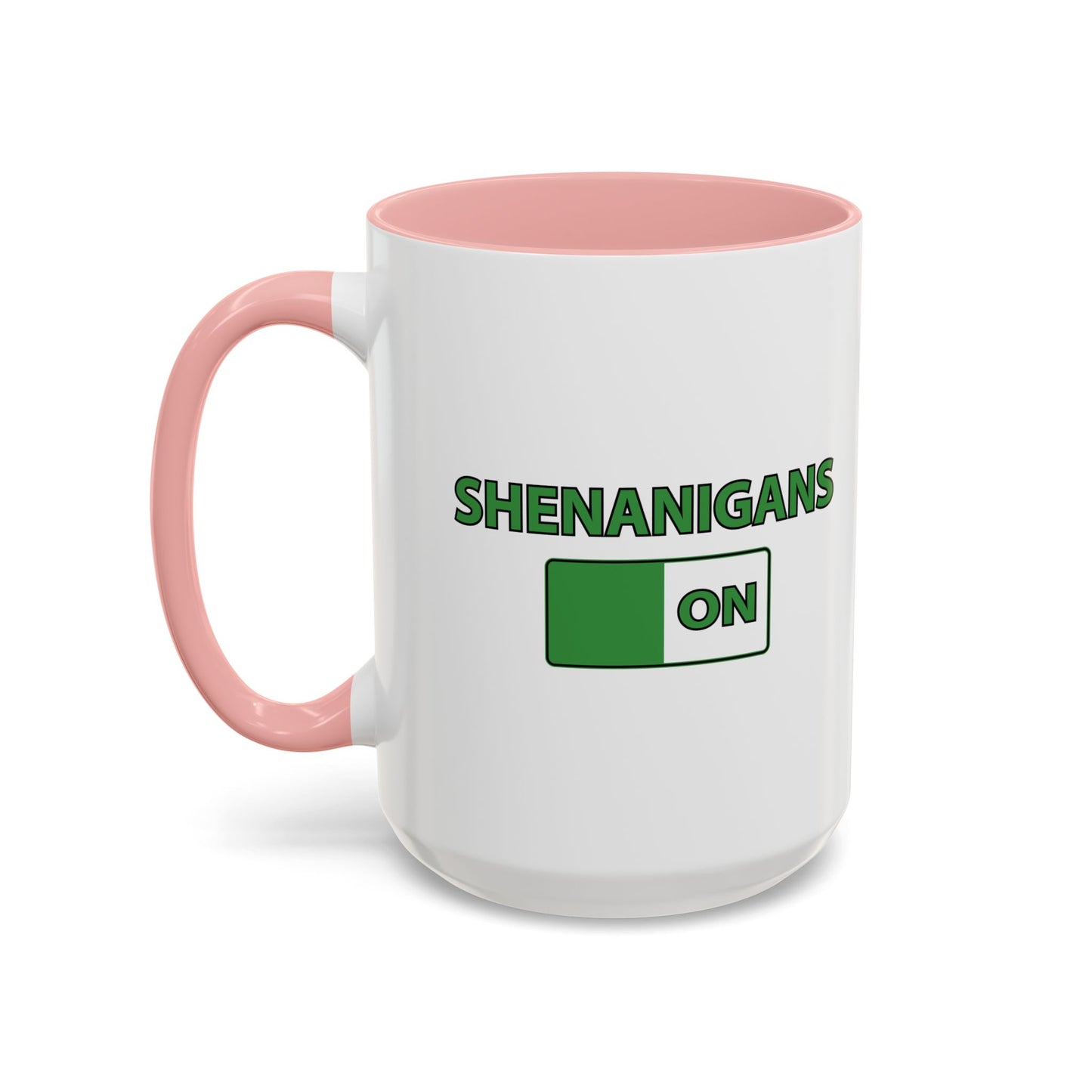 SHENANIGANS ON Accent BiColor Funny Sarcastic Mug