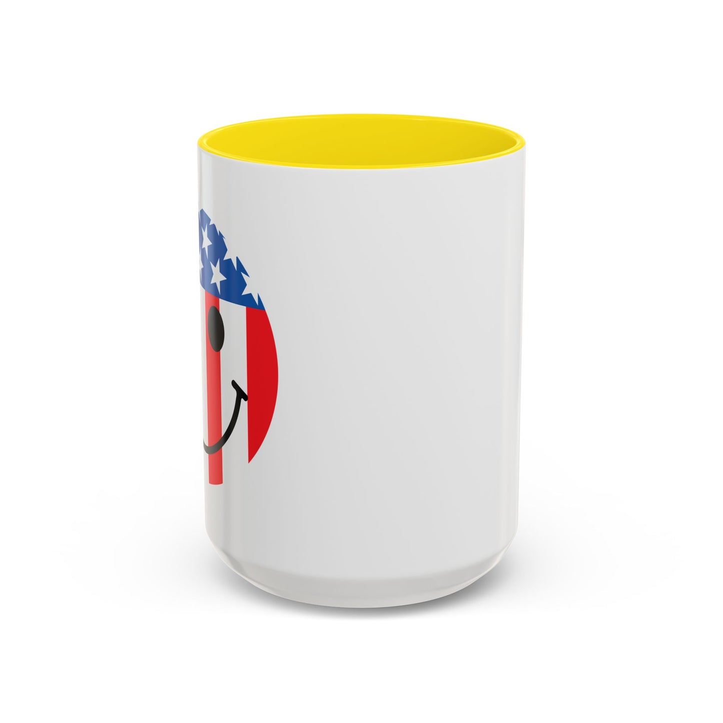 USA SMILY FLAG Accent BiColor Funny Sarcastic Mug