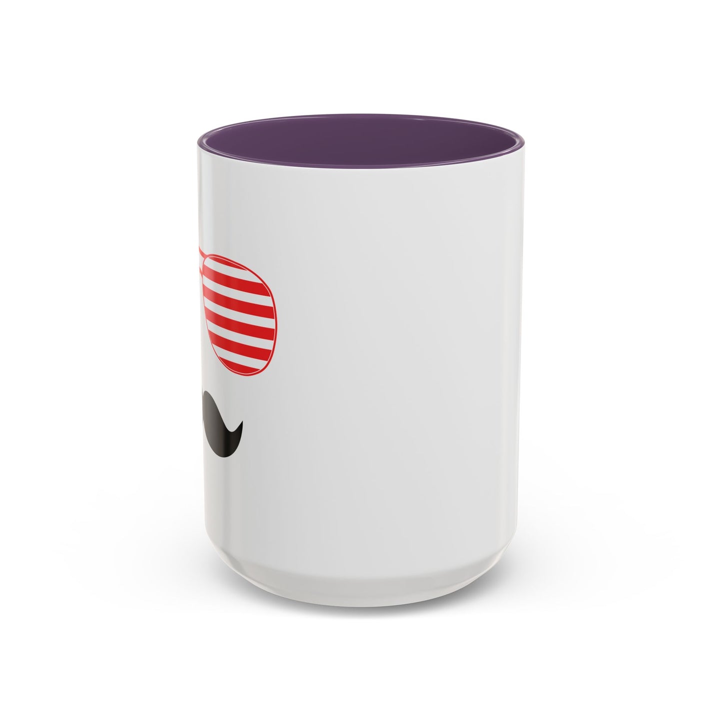 4TH OF JULY SUNGLASSES Accent BiColor Funny Sarcastic Mug