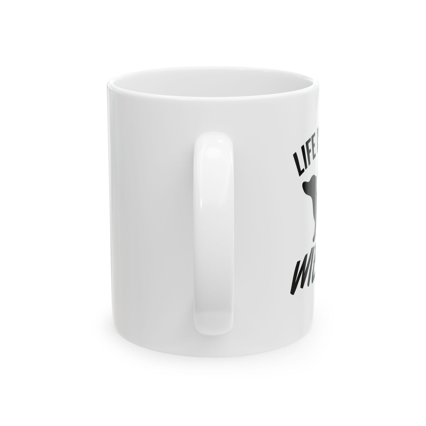 PLAY WITH YOUR WIENER FUNNY SARCASTIC WHITE MUG