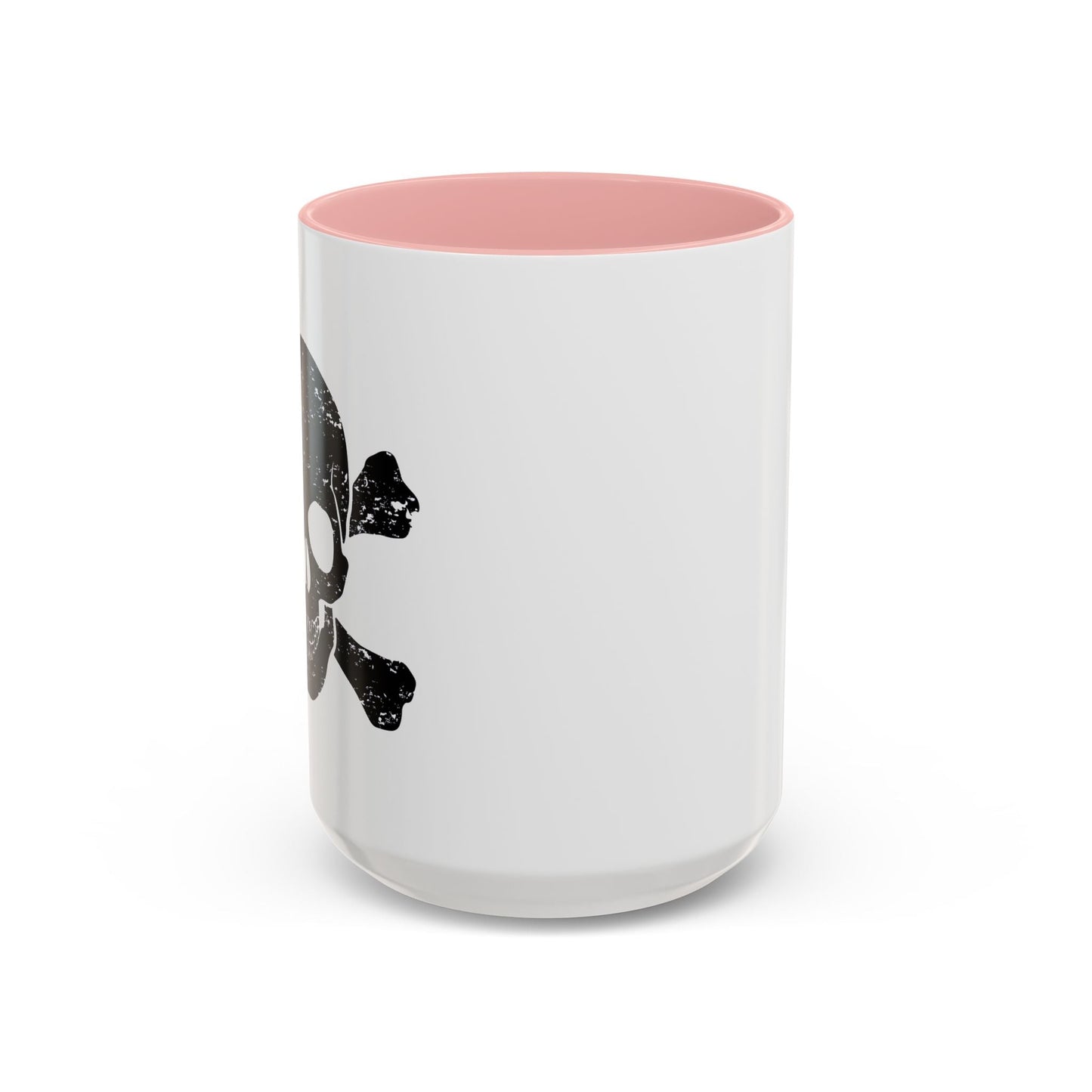 SKULL HEAD BONES Accent BiColor Funny Sarcastic Mug