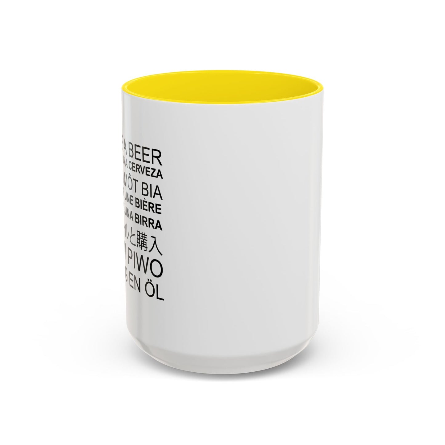 BUY ME A BEER Accent BiColor Funny Sarcastic Mug